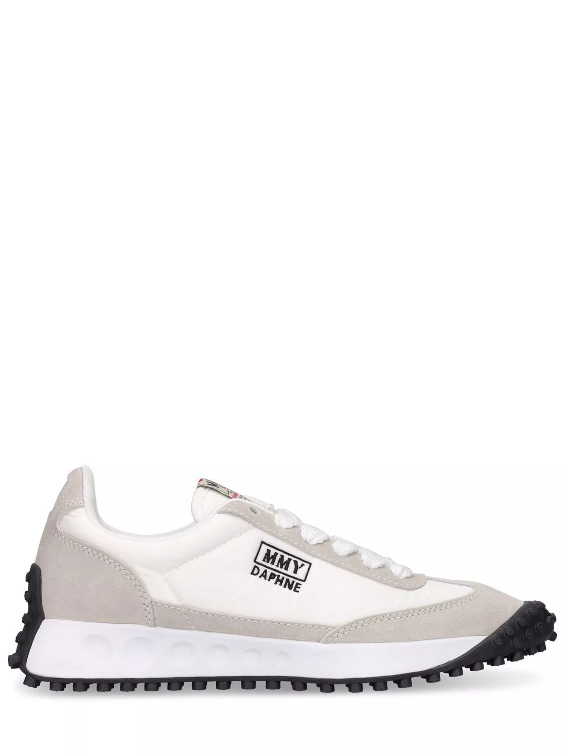 MIHARAYASUHIRO Daphne Wht Lthr Low Top Sneakers New