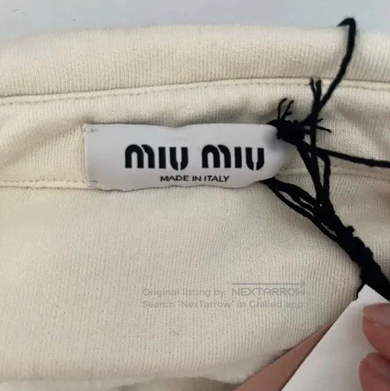 Miu Miu Miu Miu White Cotton Women's Jacket . Size XS / US 0-2 / IT 36-38 - 3 Thumbnail