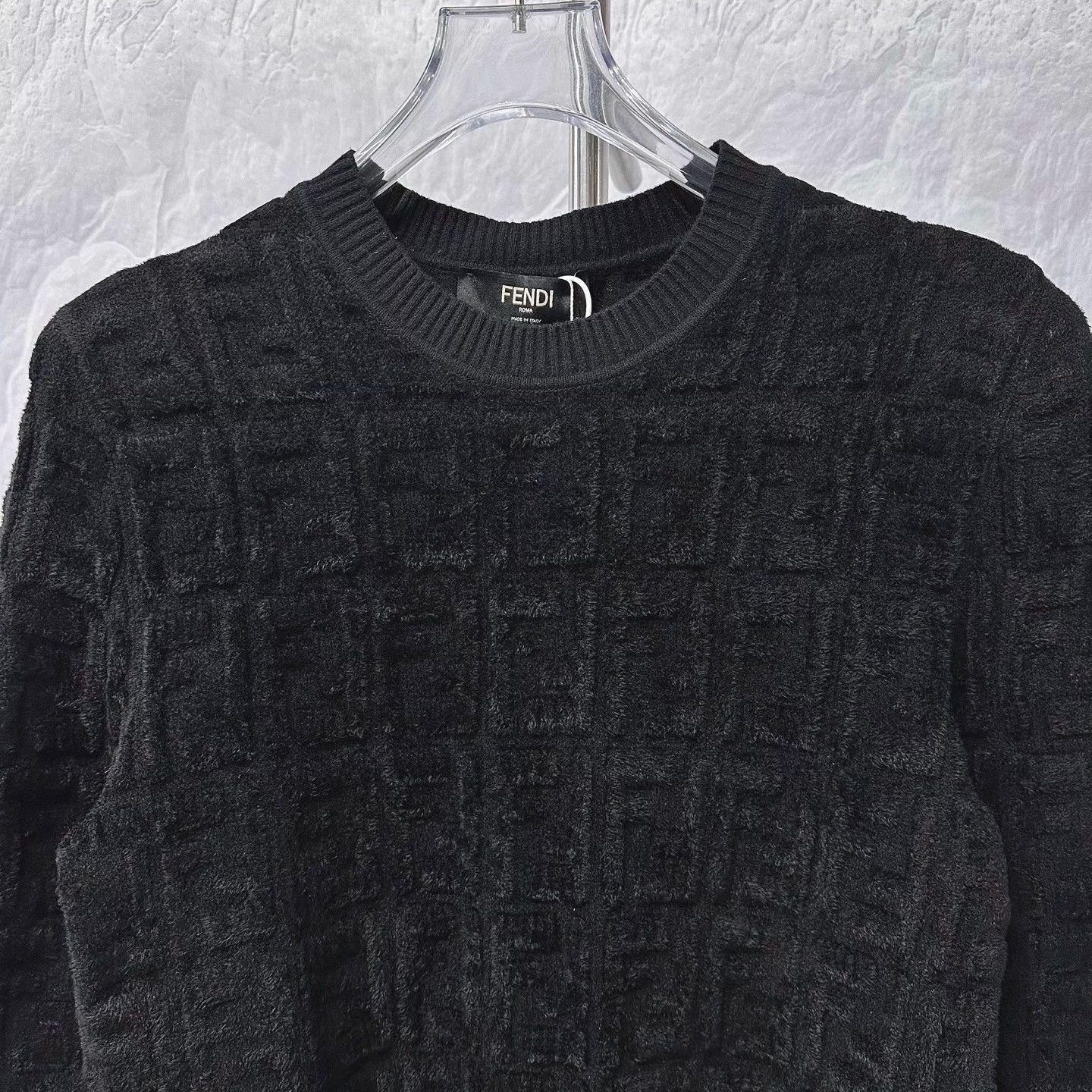 Fendi Fendi Double F Jacquard Knit Sweater Size US M / EU 48-50 / 2 - 2 Thumbnail