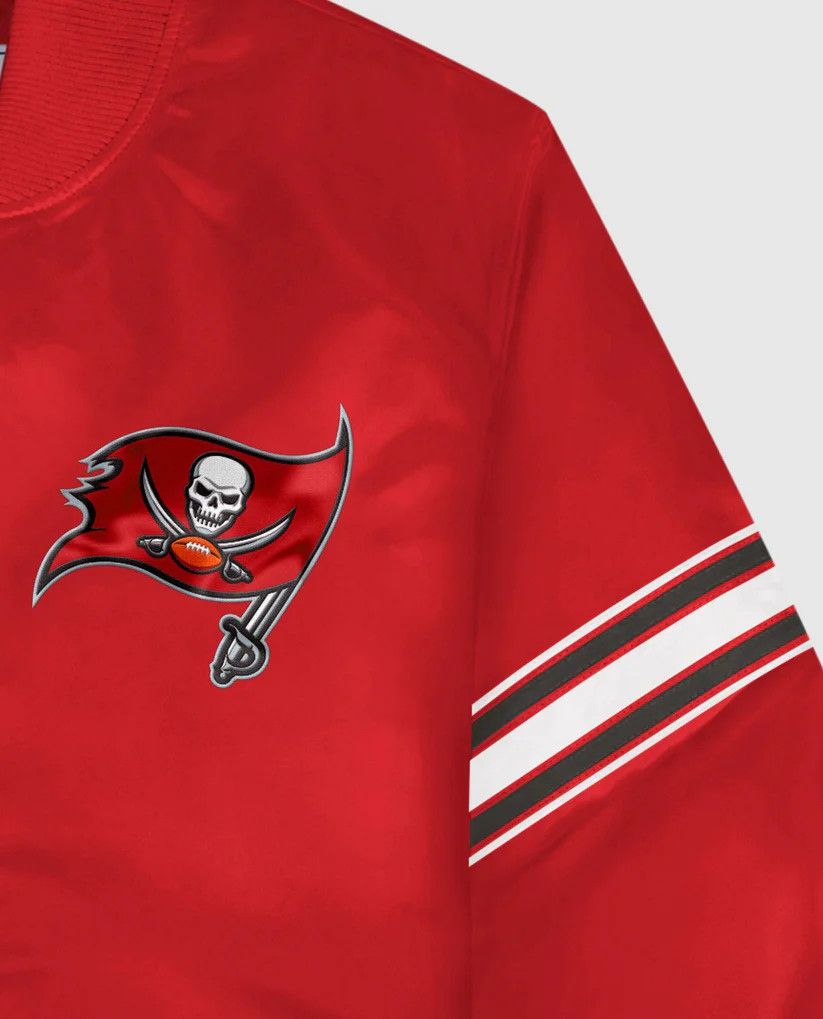 Starter NFL Tampa Bay Buccaneers Varsity Satin Full-Snap Jacket Size US M / EU 48-50 / 2 - 2 Thumbnail