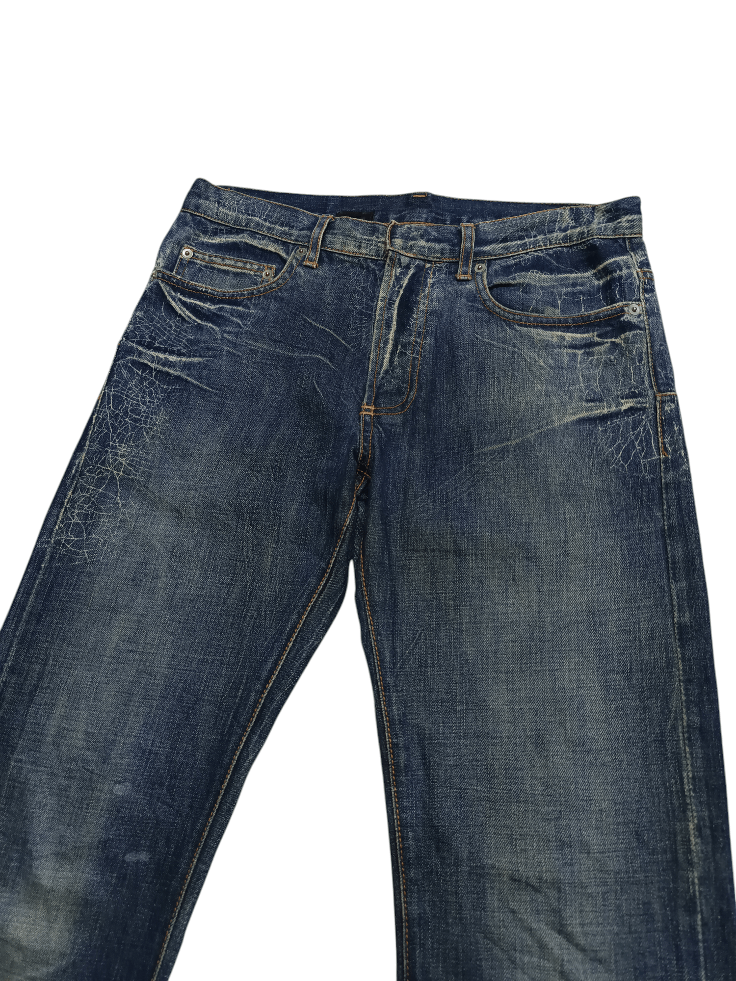 Dior Dior Homme SS07 Spiderweb Denim Hedi Slimane Size US 30 / EU 46 - 2 Thumbnail
