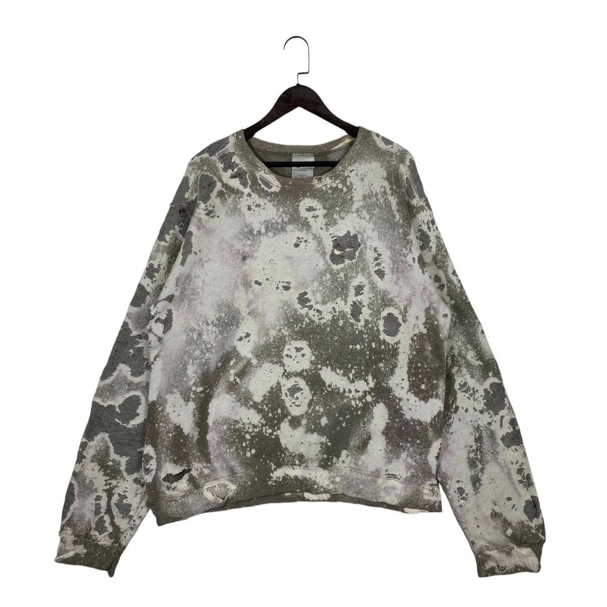 Nike × Vintage Vintage Distressed Acid Wash Nike 90s Sweatshirt Size US M / EU 48-50 / 2 - 2 Thumbnail