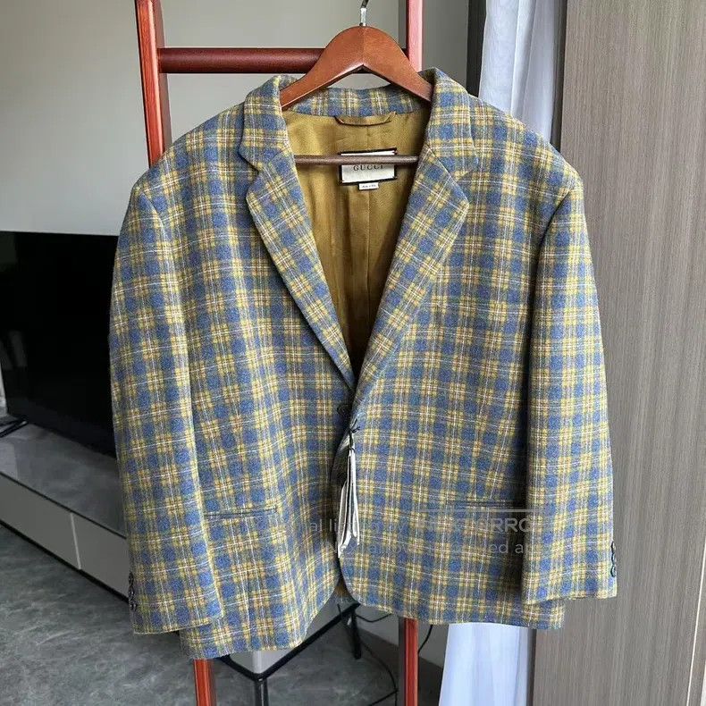 Gucci Gucci Plaid pure wool suit Size US M / EU 48-50 / 2 - 1 Thumbnail