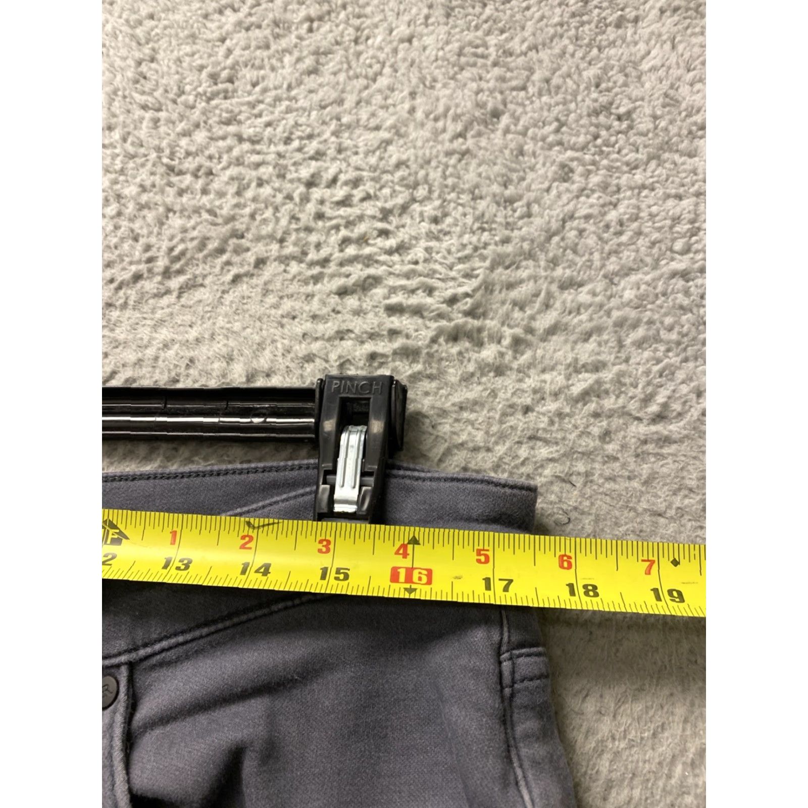Banana Republic Banana Republic Jeans Mens 34x30 Gray Dark Wash Denim Slim Fit Straight 5-Pocket Zip Cotton Blend Stretch Regular Inseam 30 Size US 34 / EU 50 - 5 Thumbnail