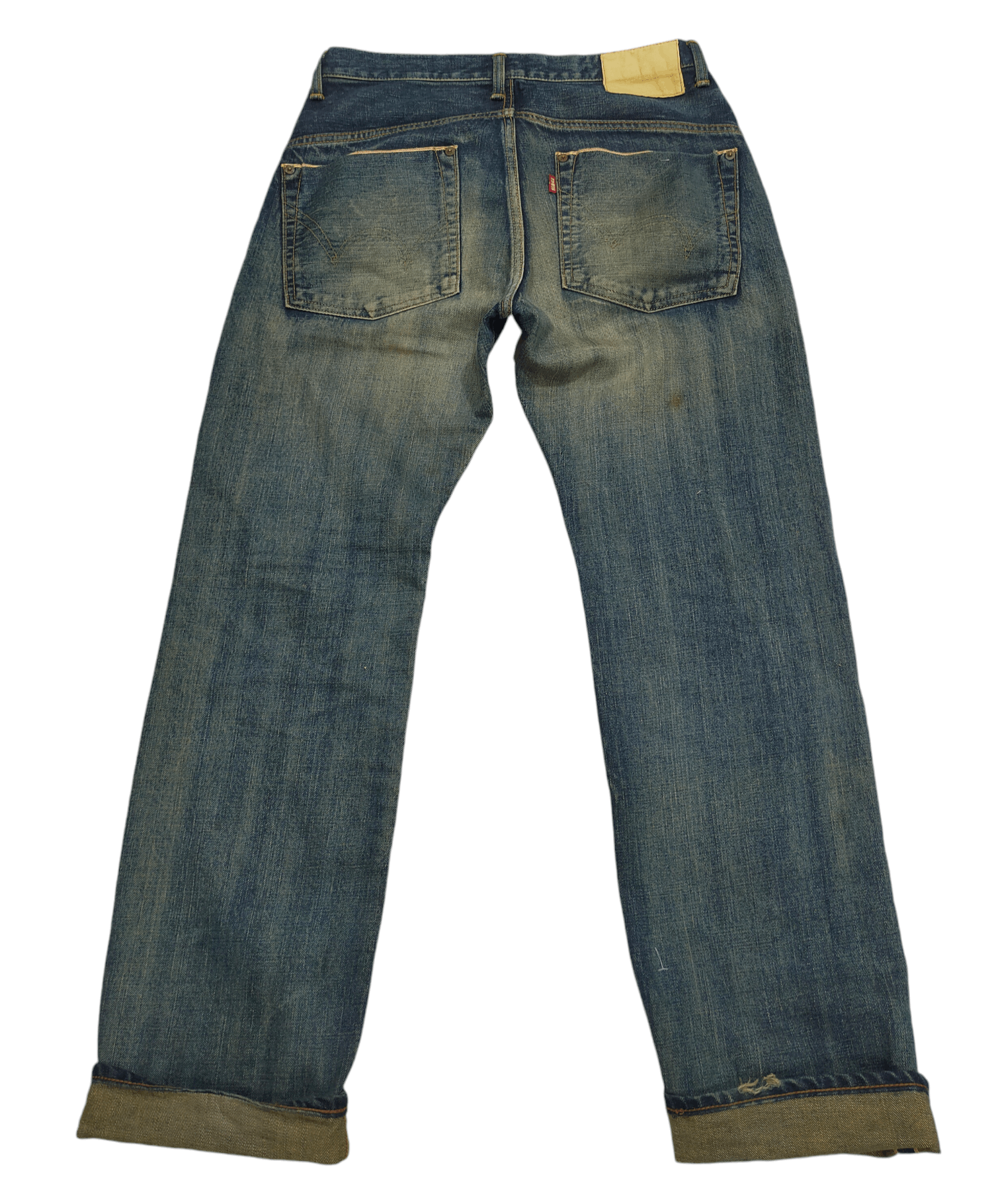 Edwin × Japanese Brand × Vintage 🚨 VINTAGE EDWIN SELVEDGE DISTRESSED Size US 32 / EU 48 - 2 Thumbnail