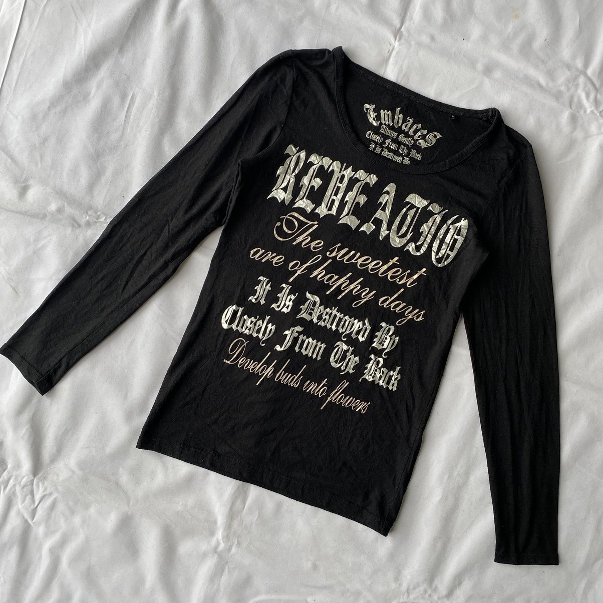 Beauty Beast × Japanese Brand × Le Grande Bleu (L.G.B.) Japanese Poem Embaces Blood Modish Long Sleeve Size US M / EU 48-50 / 2 - 4 Thumbnail