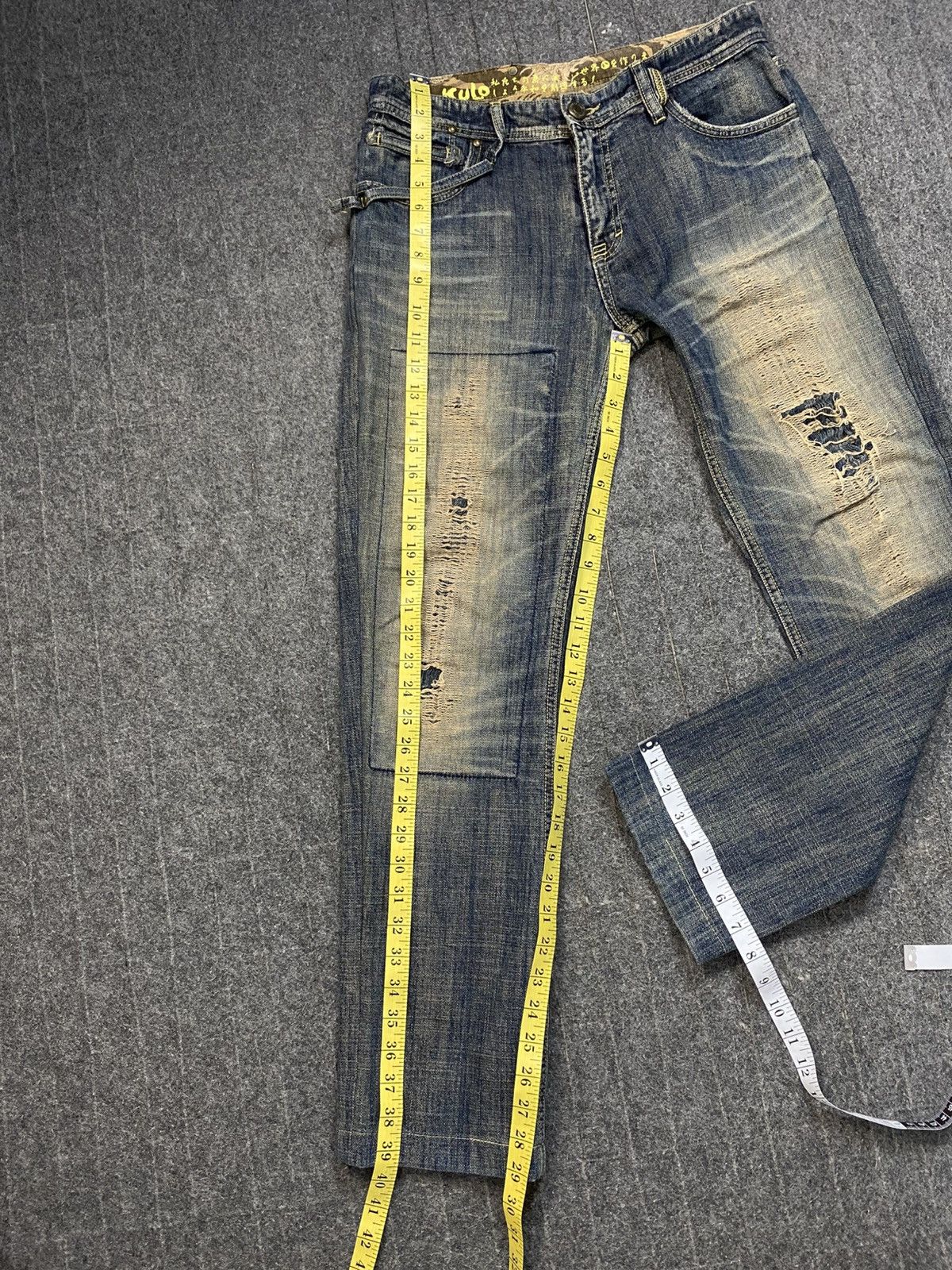 Other Nippon Blue Distressed Rusty Denim Straight Size 30 31 W351 Size US 31 - 16 Thumbnail