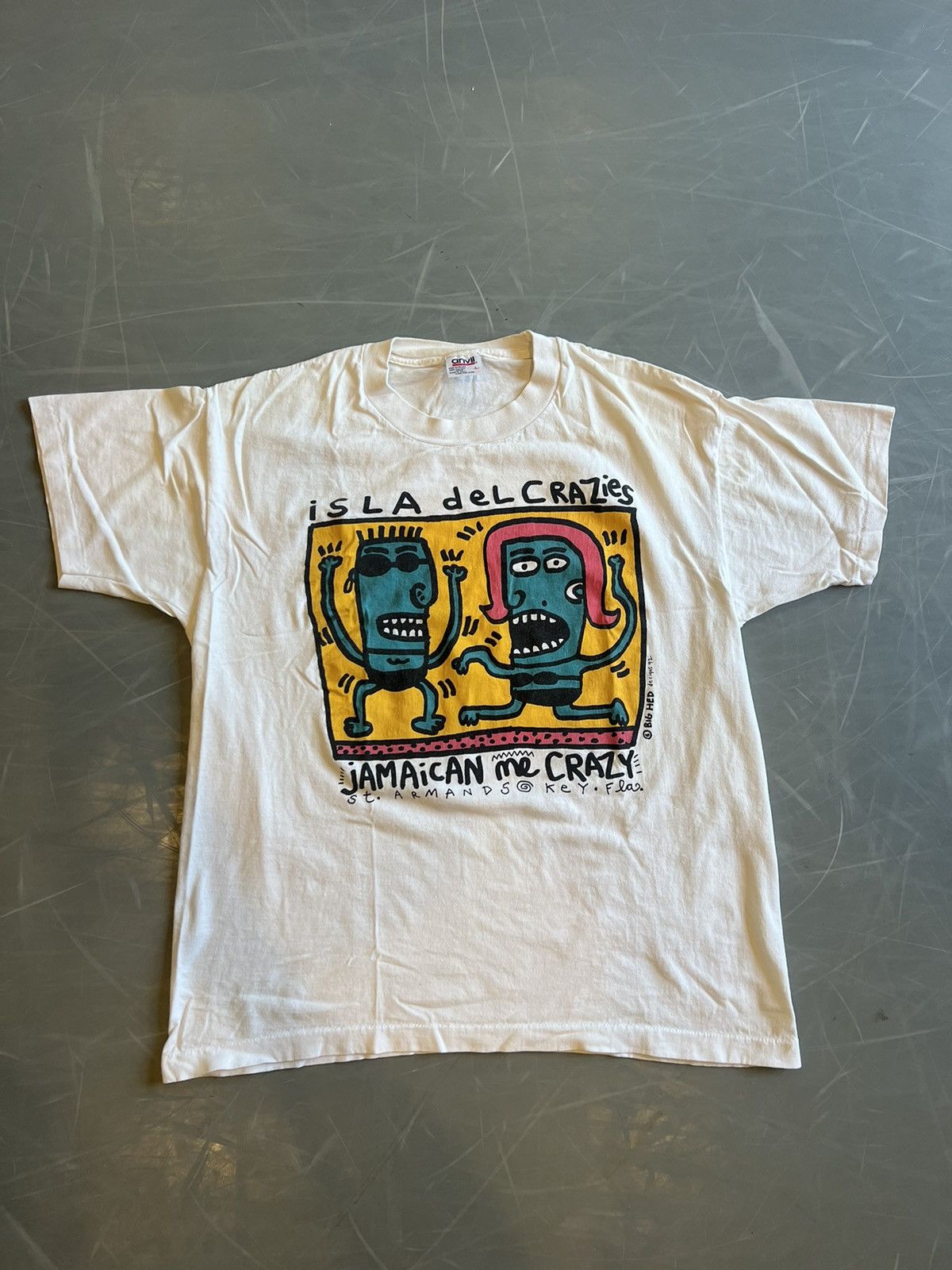 Keith Haring × Vintage Vintage Keith Haring Style T-Shirt Size US L / EU 52-54 / 3 - 2 Thumbnail