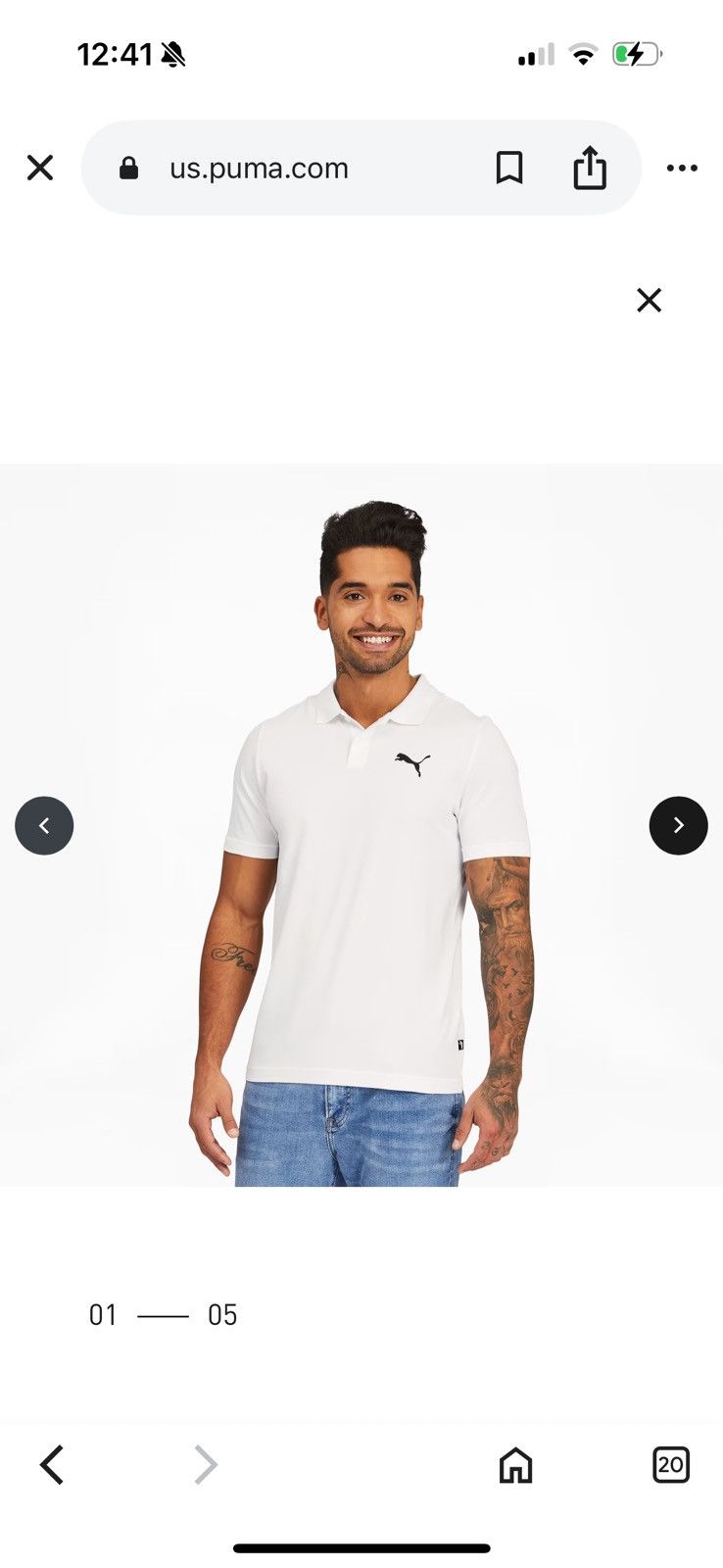 Puma Puma Essentials Jersey Polo Shirt Size US M / EU 48-50 / 2 - 8 Thumbnail