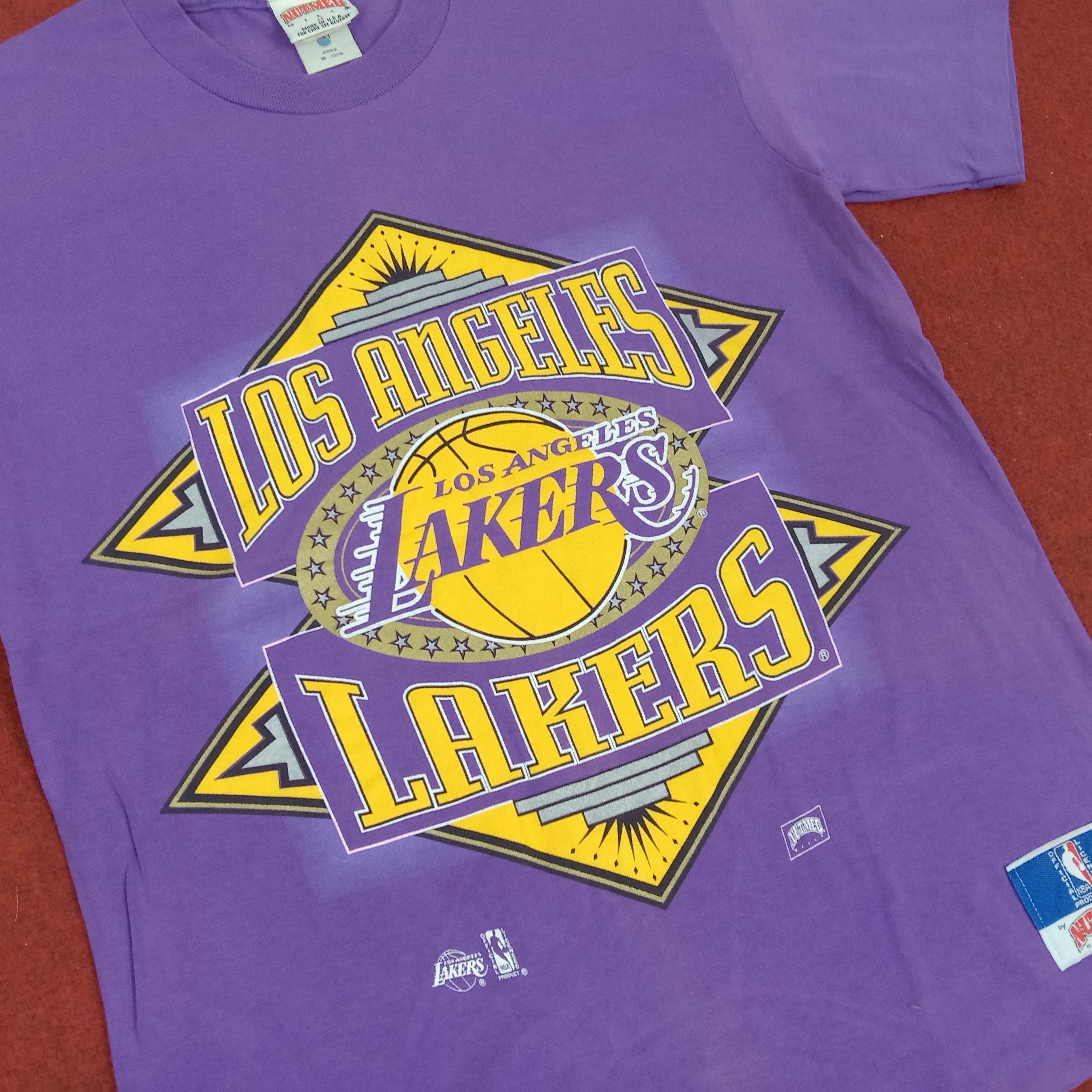 NBA × Vintage Los Angeles Lakers American Sports Basketball Vintage Tshirt Size US S / EU 44-46 / 1 - 2 Thumbnail