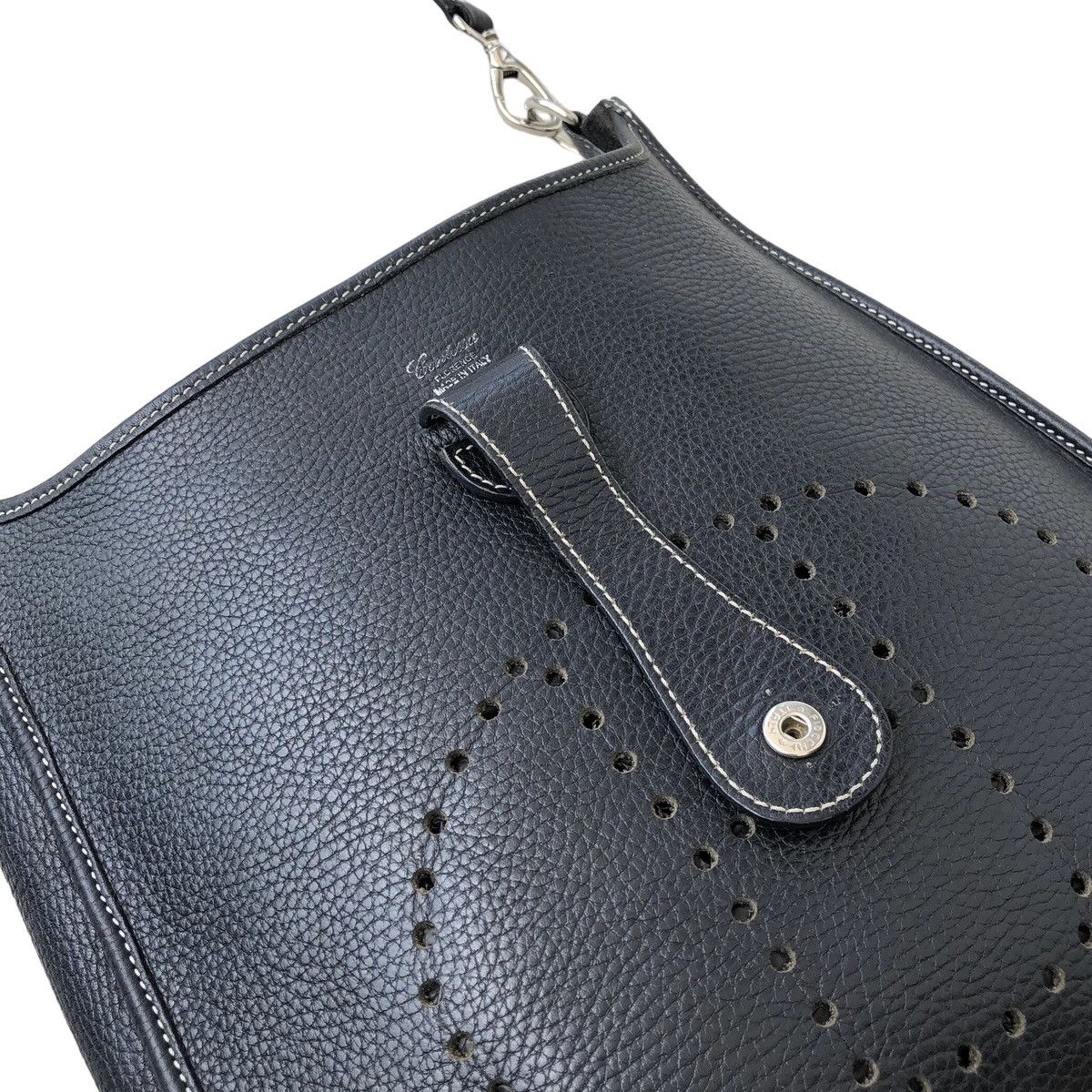Other FLORENCE Italy Inspired Design Hermes Shoulder Leather Bag Size ONE SIZE - 6 Thumbnail