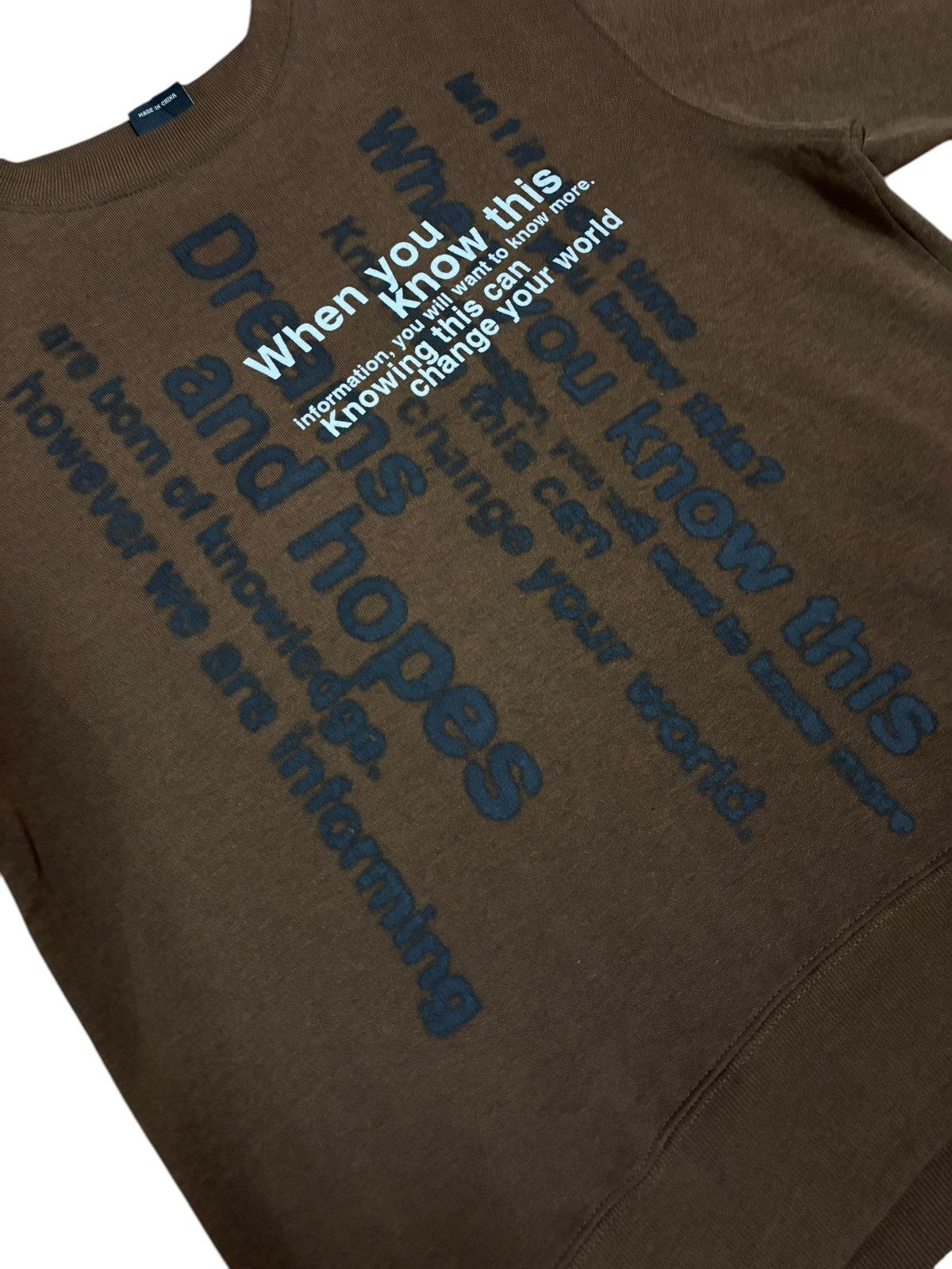 Japanese Brand × Vintage Vintage Bossy Hill Quotes Printed Sweatshirt Size US M / EU 48-50 / 2 - 6 Thumbnail