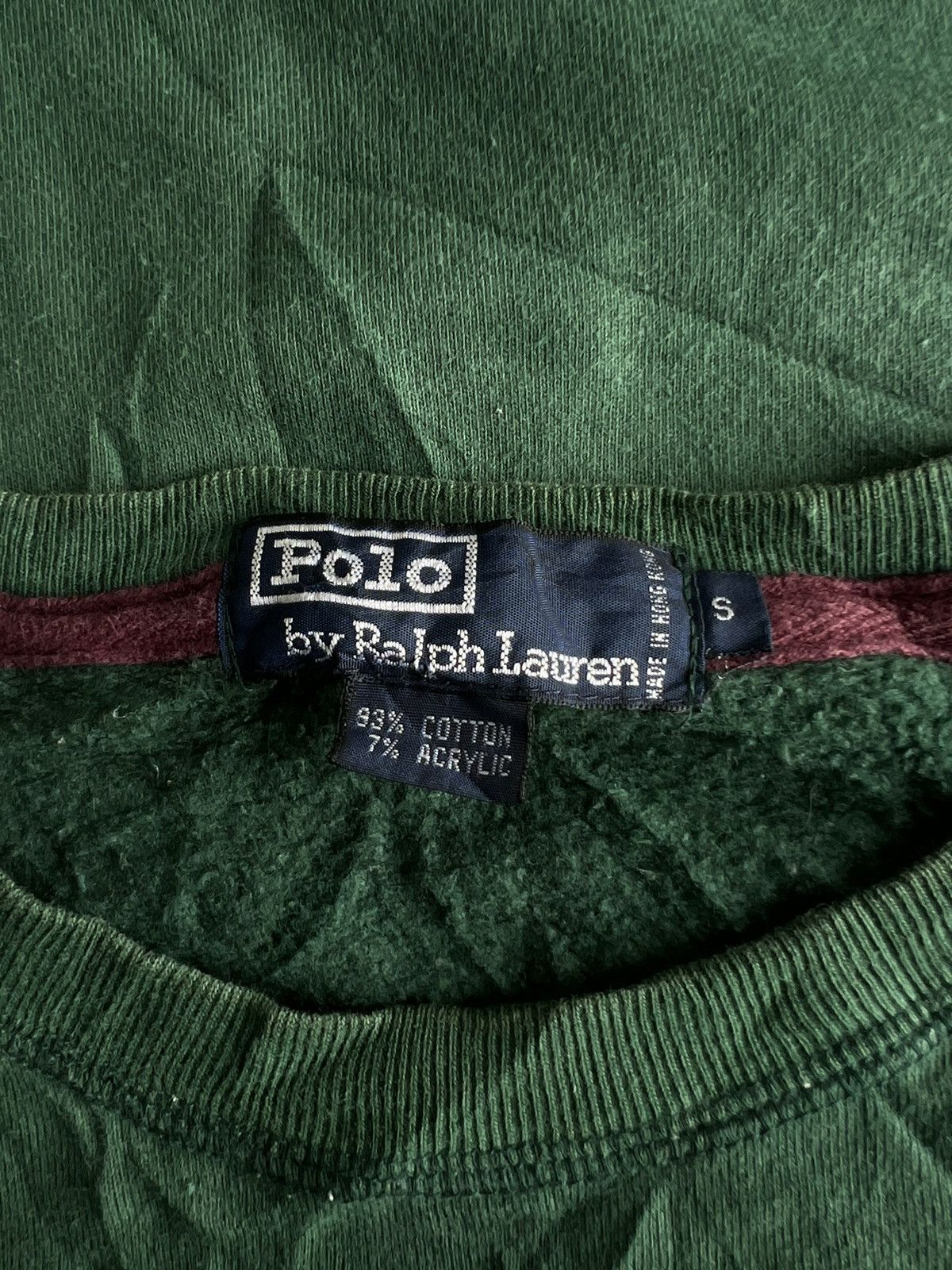 Lo Life × Polo Ralph Lauren × Vintage Y2K Polo Ralph Lauren Small Pony Logo Oversized Sweatshirt Size US S / EU 44-46 / 1 - 5 Thumbnail