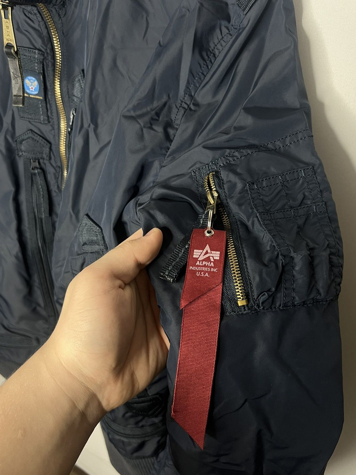 Alpha Industries ✈️ Vintage Alpha Industries MA-1 Flyer Bomber Jacket✈️ Size US XXL / EU 58 / 5 - 9 Thumbnail