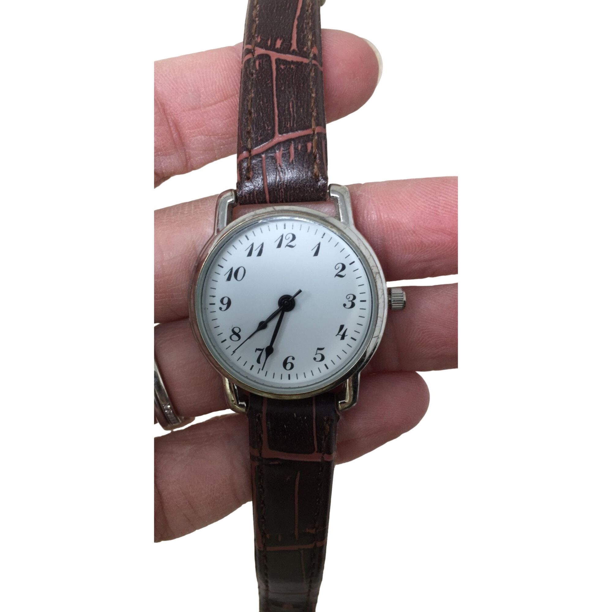 Other Women's Toni Wristwatch Stainless Steel with Brown Faux Leat Size ONE SIZE - 2 Thumbnail