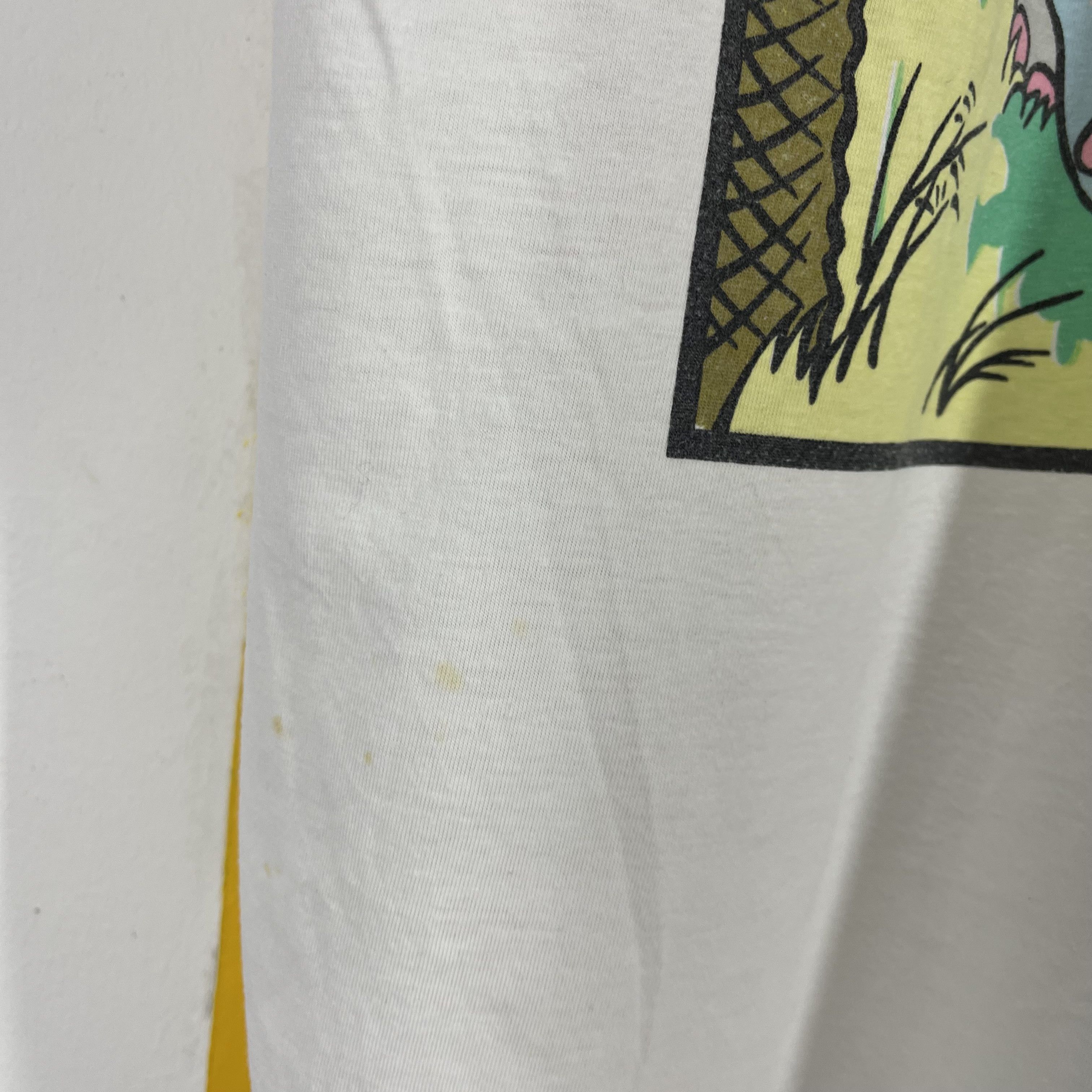 Vintage 90s Vintage THE ADVENTURES OF TIN TIN T Shirt #1750/07 Size US L / EU 52-54 / 3 - 4 Thumbnail
