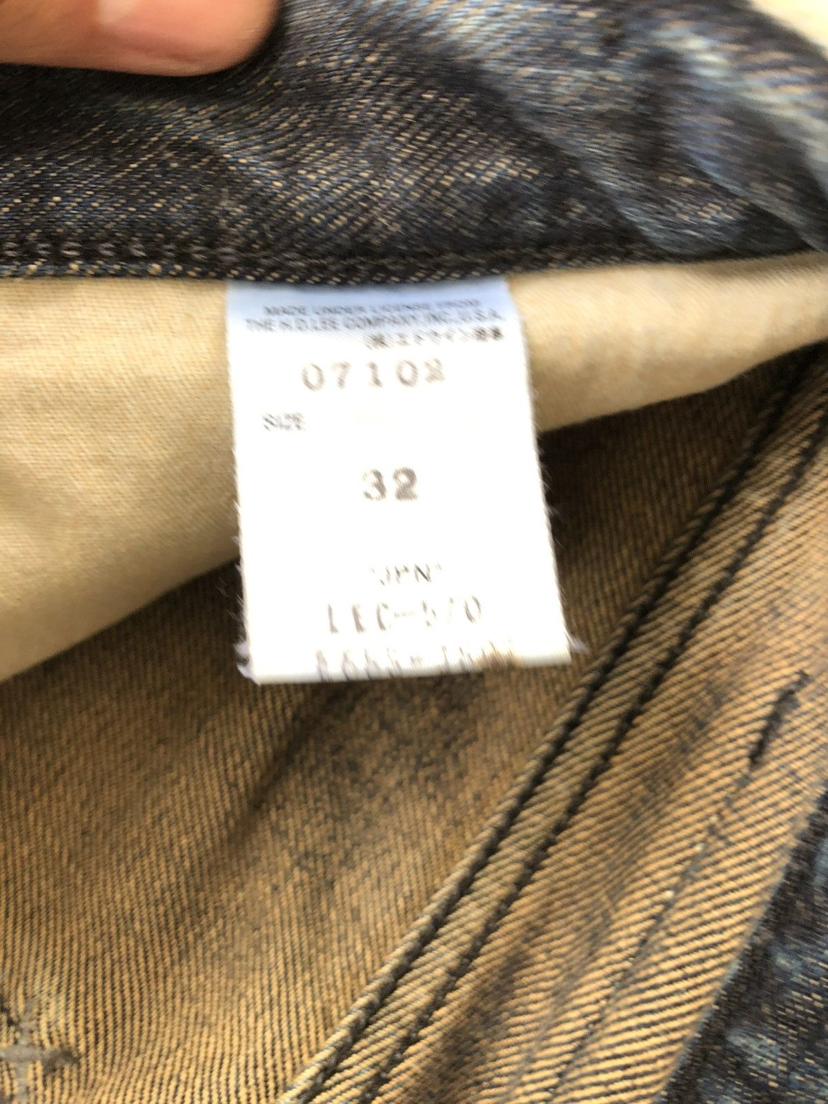If Six Was Nine Japanese Lee Flared Jeans Distressed Denim Size US 32 / EU 48 - 18 Thumbnail