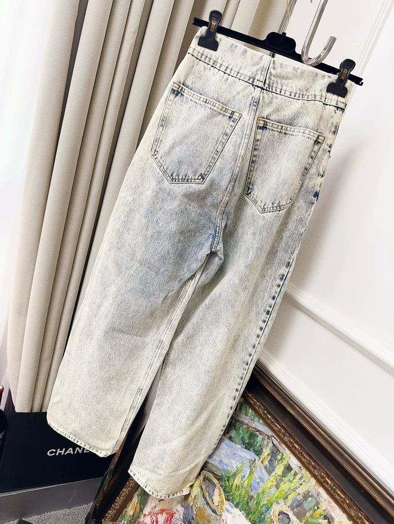 Maison Margiela Maison Margiela Blue fade to make old denim trousers 2504-N Size 25" / US 0 / IT 36 - 2 Thumbnail