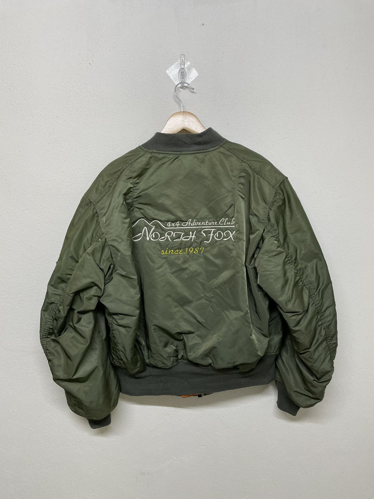 Alpha Industries Vintage Alpha Industries MA-1 Flight Bomber Jacket Size US XL / EU 56 / 4 - 2 Thumbnail