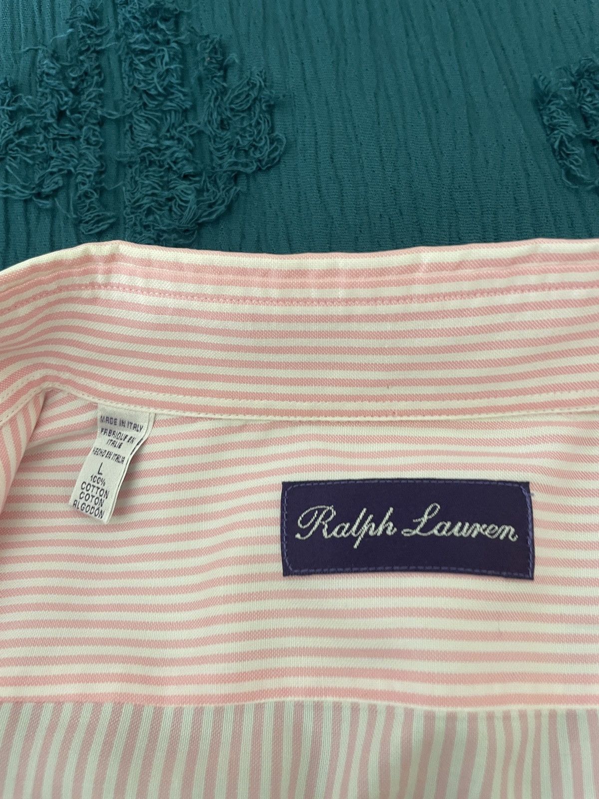 Ralph Lauren Purple Label Striped Button Dress shirt Size US L / EU 52-54 / 3 - 16 Thumbnail