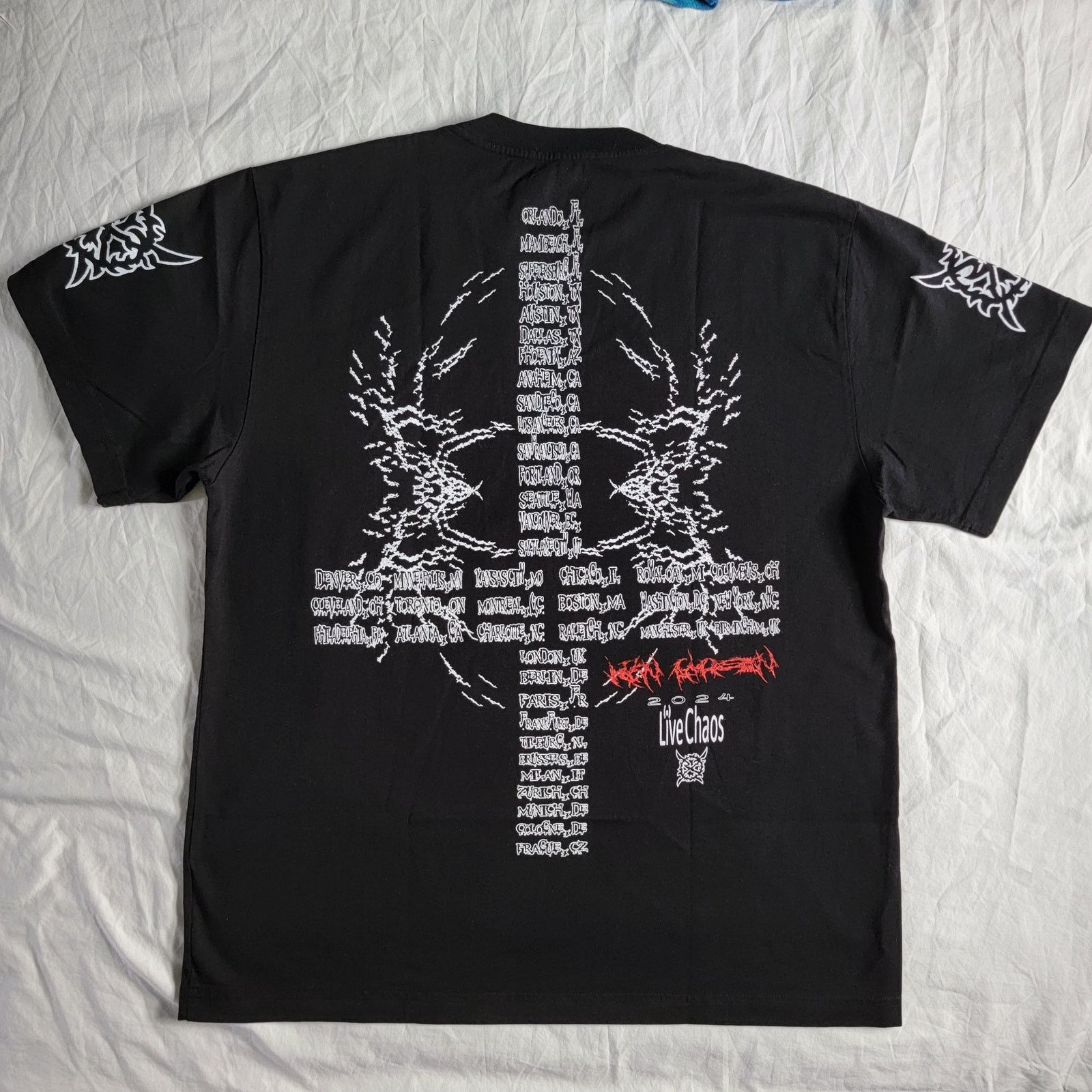 Gildan Ken Carson A Great Chaos Tour T-Shirt Size US XL / EU 56 / 4 - 6 Thumbnail