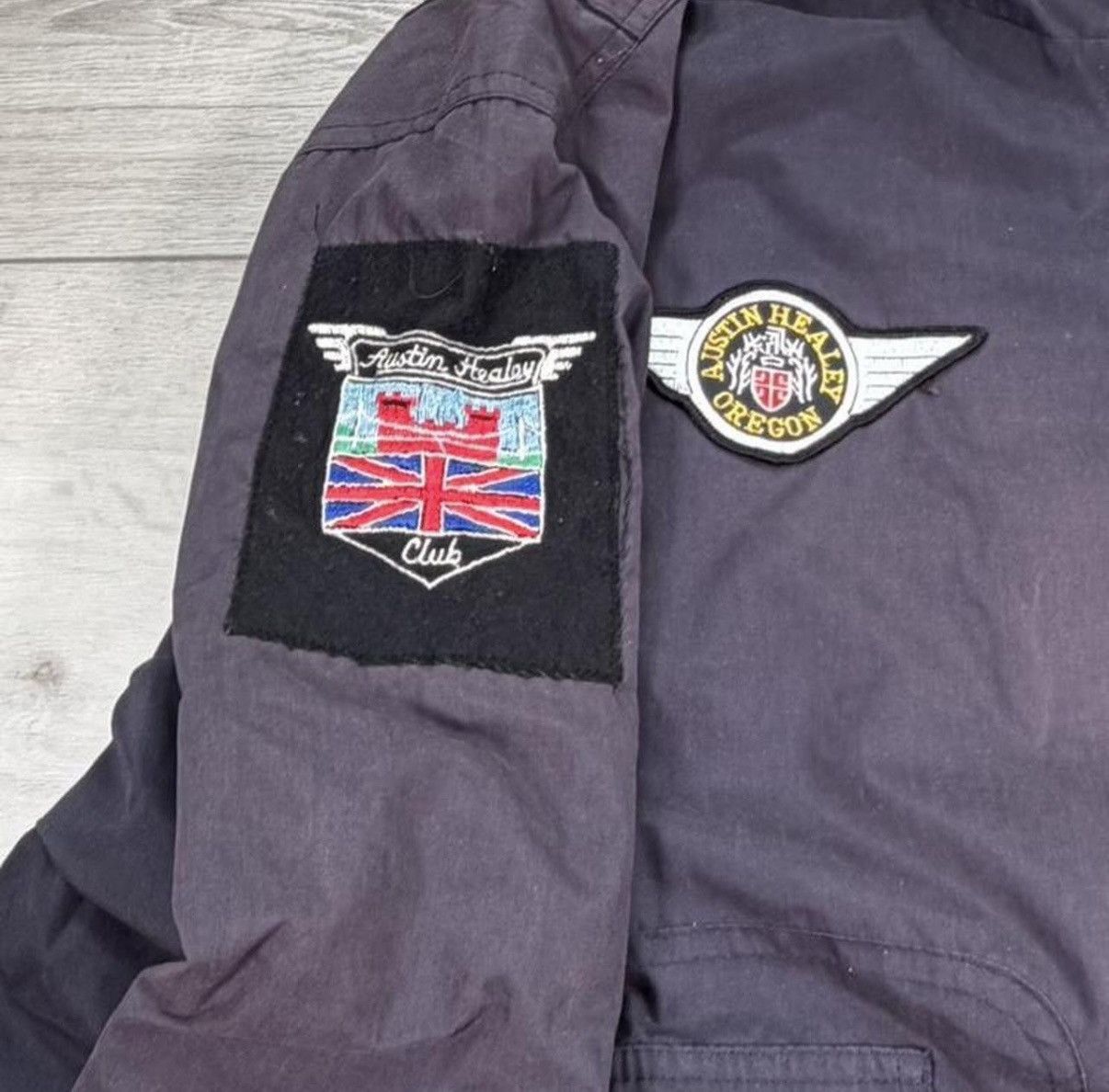 Pacific Trail Vintage Austin Healey Triumph MG Patch Jacket XL Motorsport Size XL / US 12-14 / IT 48-50 - 4 Thumbnail