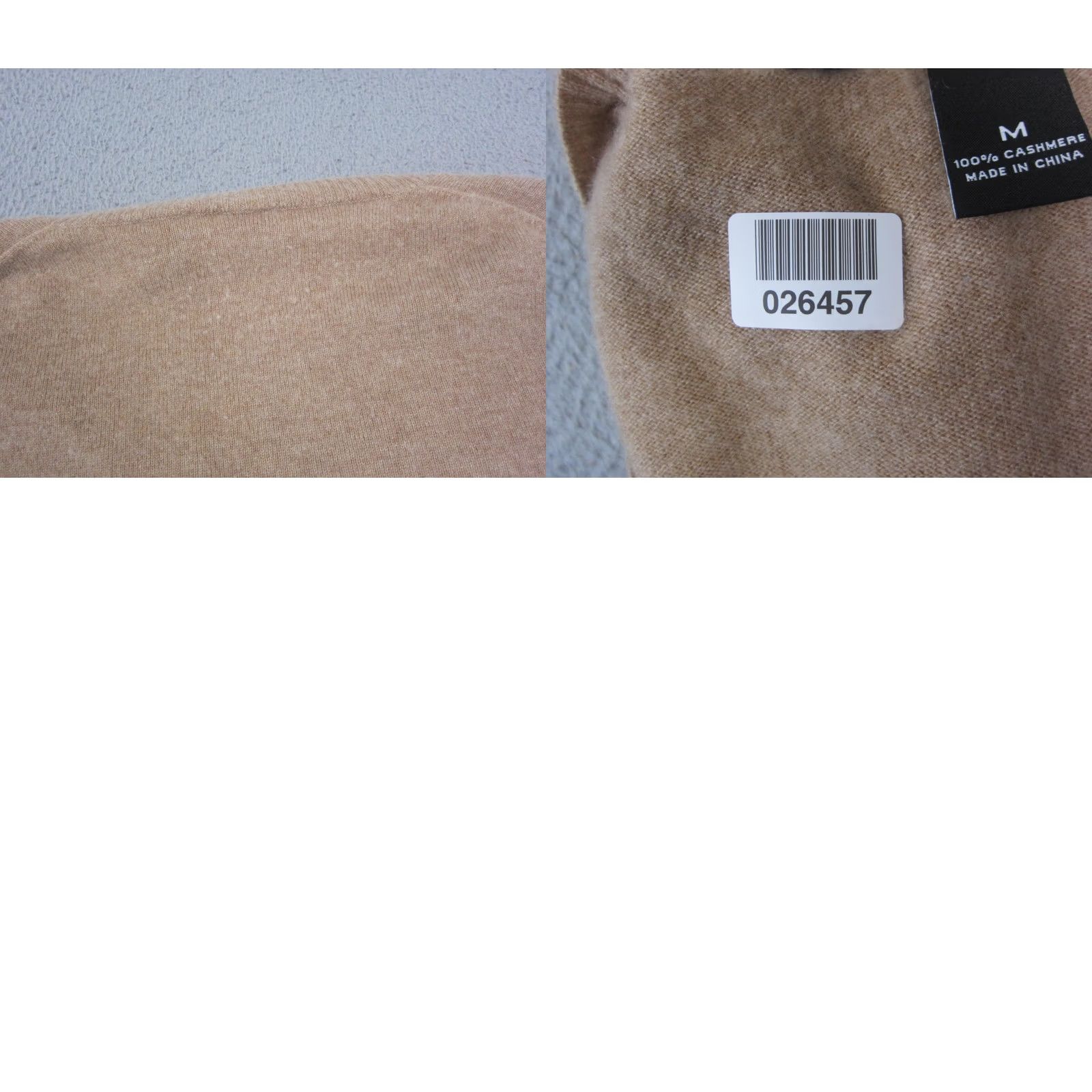 Saks Fifth Avenue Saks Fifth Avenue Sweater Womens Medium Brown 100% Cashmere V-Neck Pullover Knit Size M / US 6-8 / IT 42-44 - 9 Thumbnail