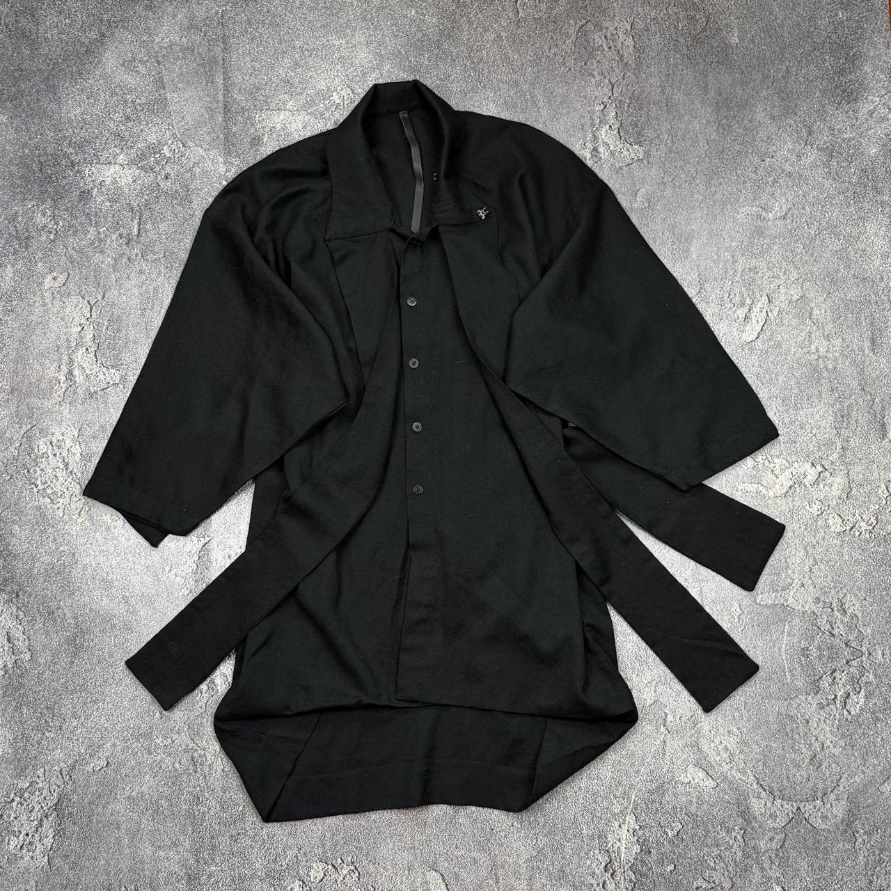 Barbara I Gongini Barbara I Gongini Avantgarde Wool Coat Size XS / US 0-2 / IT 36-38 - 4 Thumbnail
