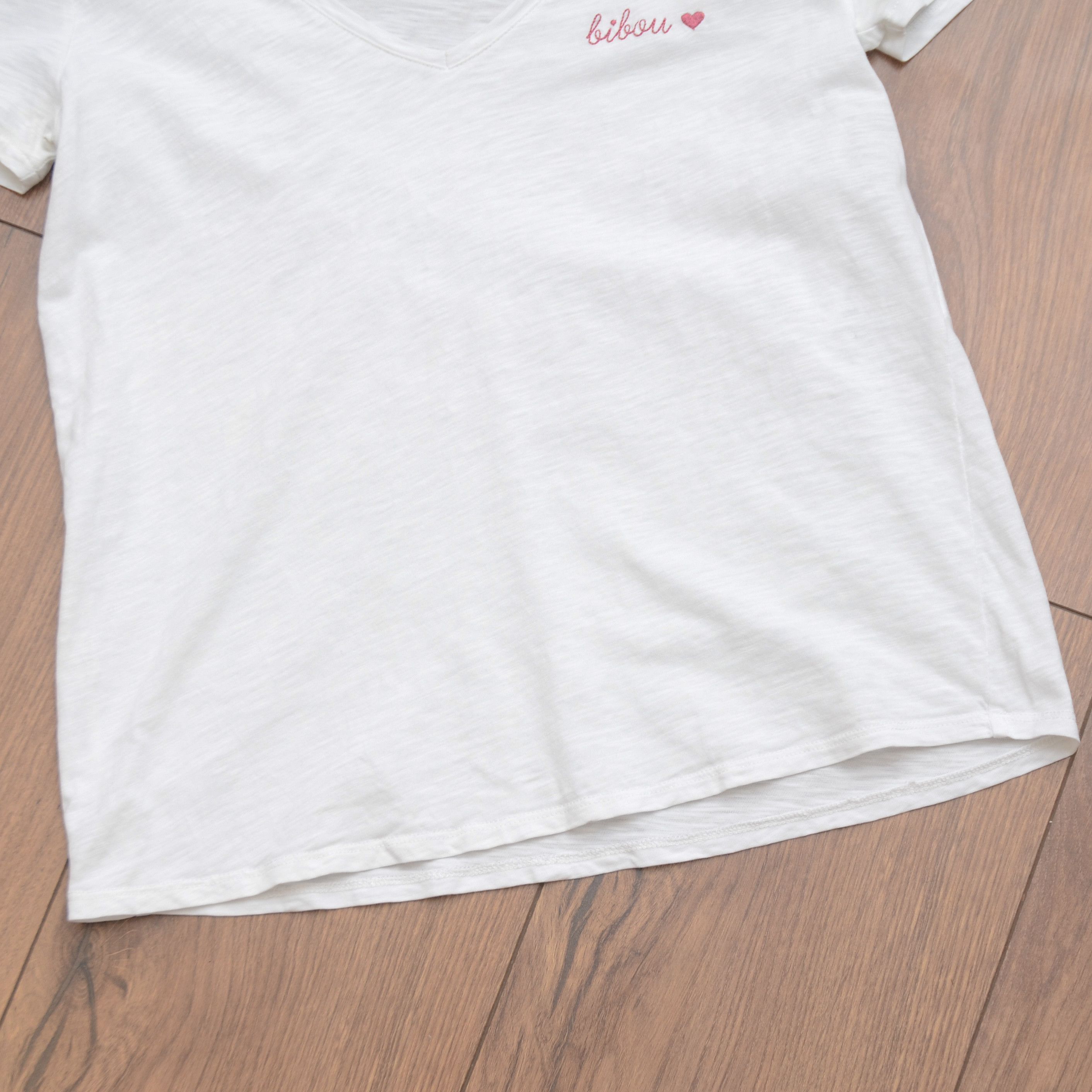 Sezane Sezane T-Shirt Malcolm Cotton Size XS White Bibo Size XS / US 0-2 / IT 36-38 - 6 Thumbnail