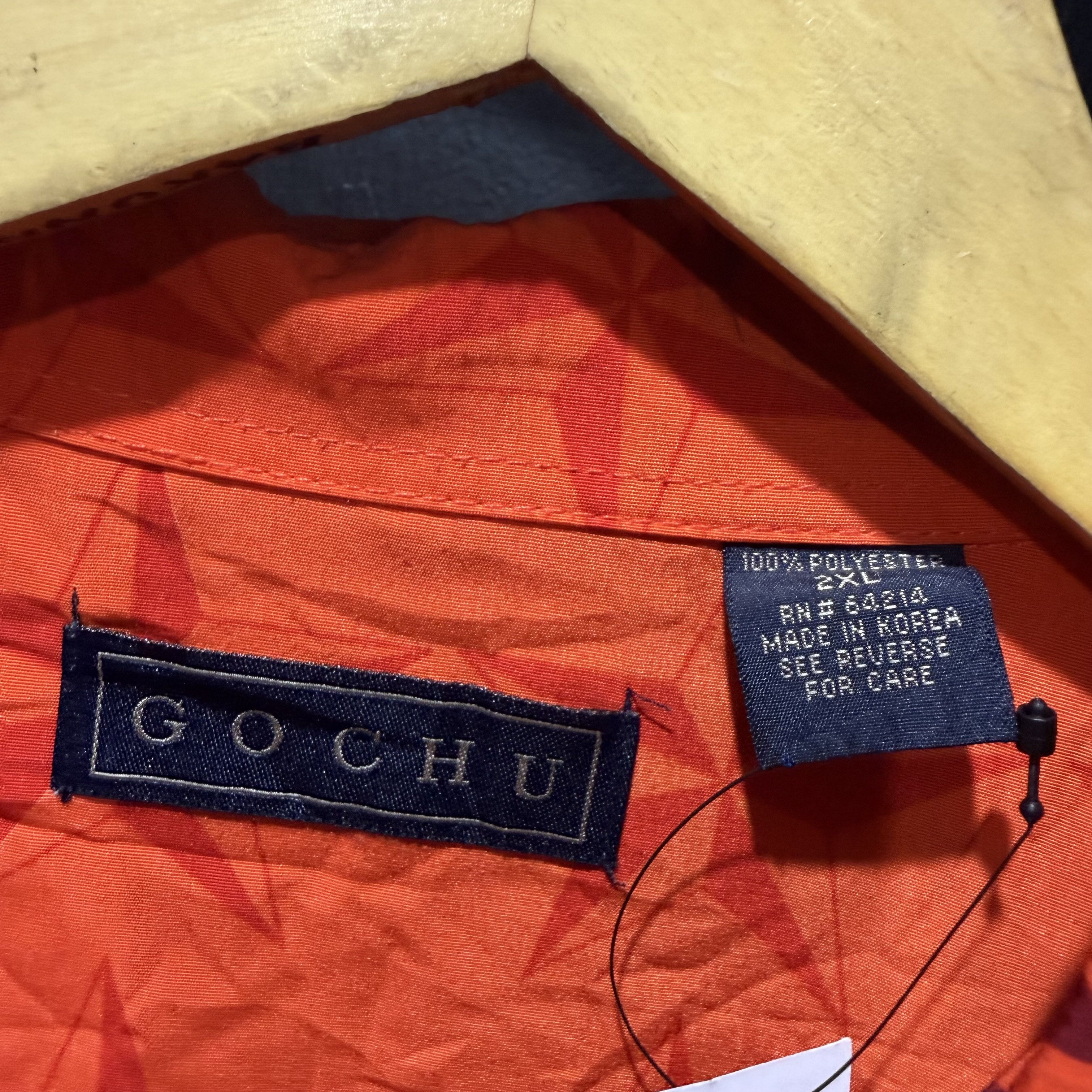 Vintage Vintage Y2K Gochu Flame Stars Shirt Size US XXL / EU 58 / 5 - 5 Thumbnail