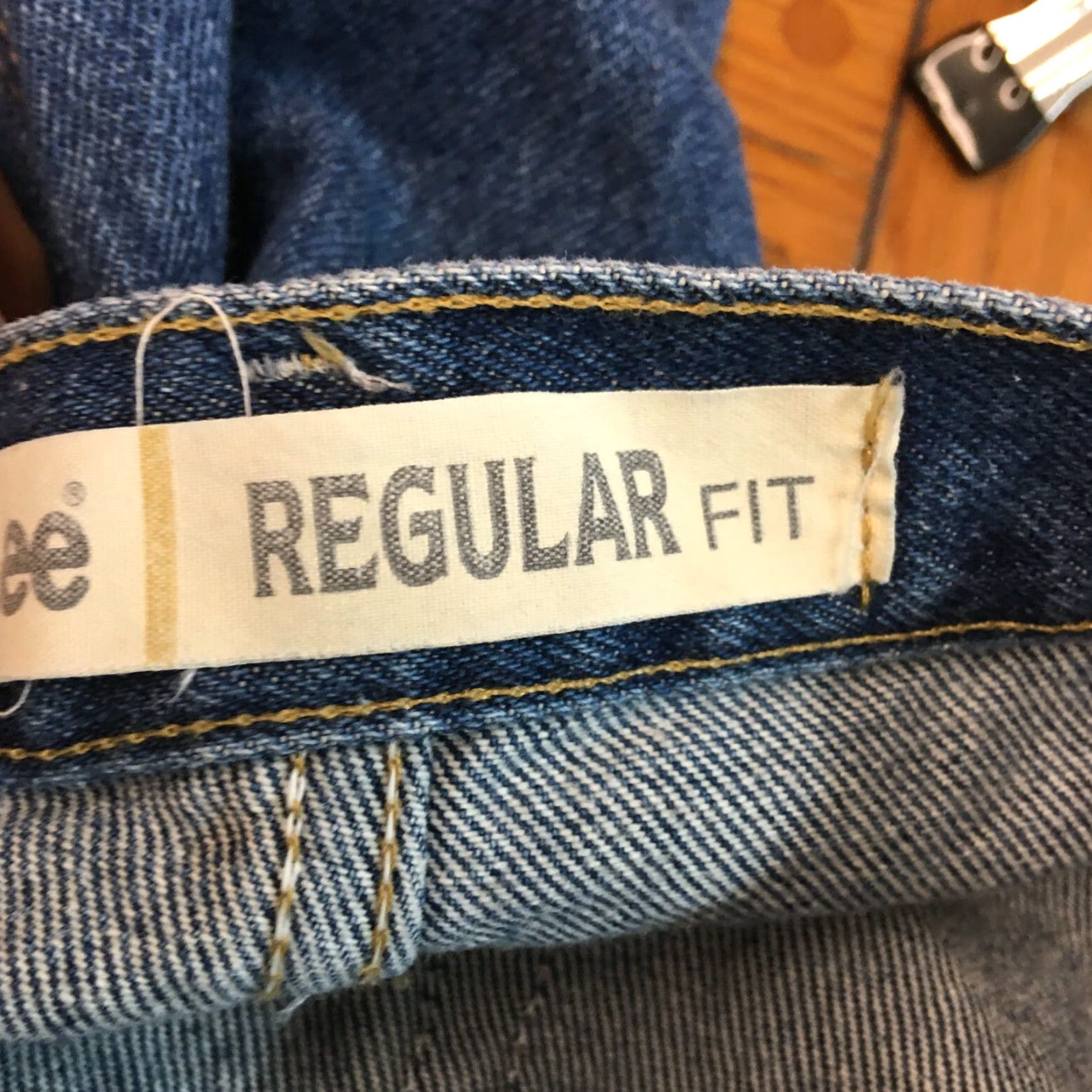 Lee Lee Jeans Men’s Casual Regular Mid Rise Denim Blue Straight 33X32 Size Blue 5-Pocket Belt Loops USA Mens Jeans Size US 34 / EU 50 - 3 Thumbnail