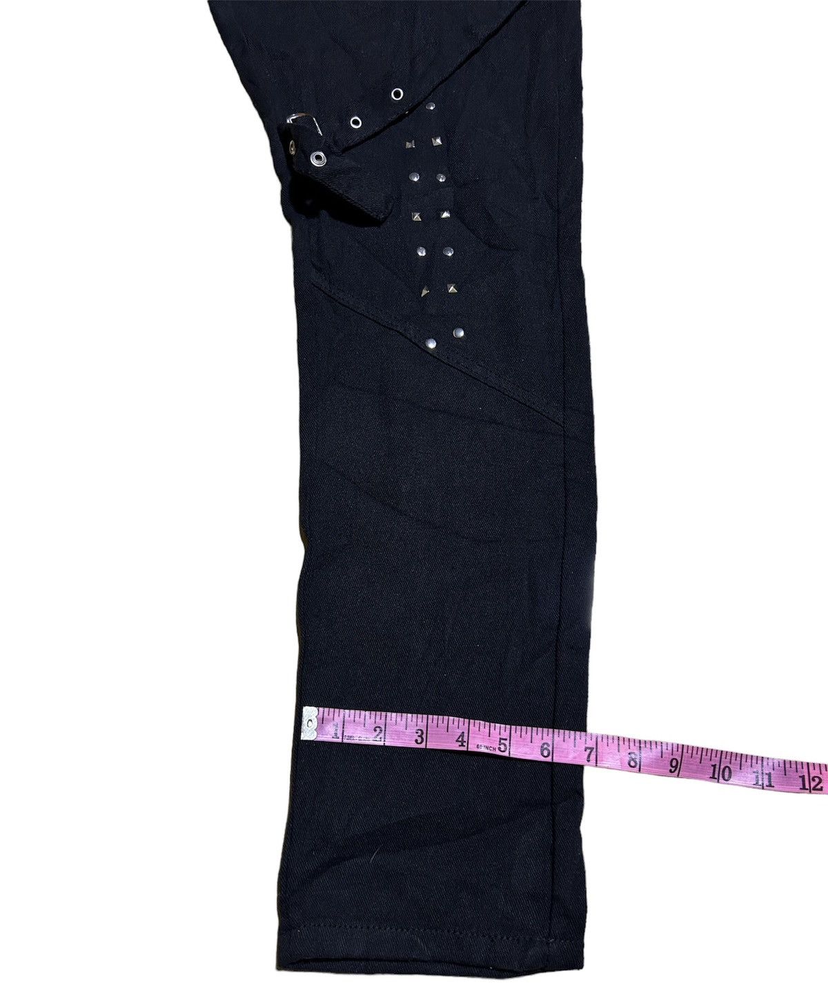 Japanese Brand × Seditionaries 💥 BONDAGE PUNK MISSLOOK BLACK PANTS Size US 32 / EU 48 - 7 Thumbnail