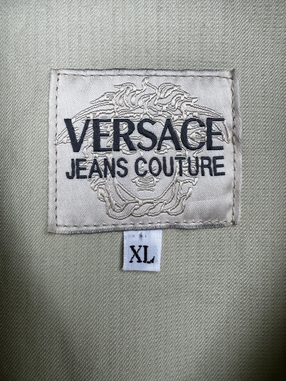 Versace Jeans Couture Versace Jeans Couture beige type 1 style trucker jacket XL Size US XL / EU 56 / 4 - 11 Thumbnail