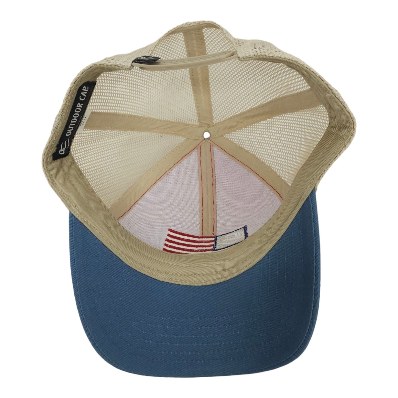 Other Outdoor Cap Embroidered Flag Mesh Snapback Cap Trucker Hat Size ONE SIZE - 5 Thumbnail