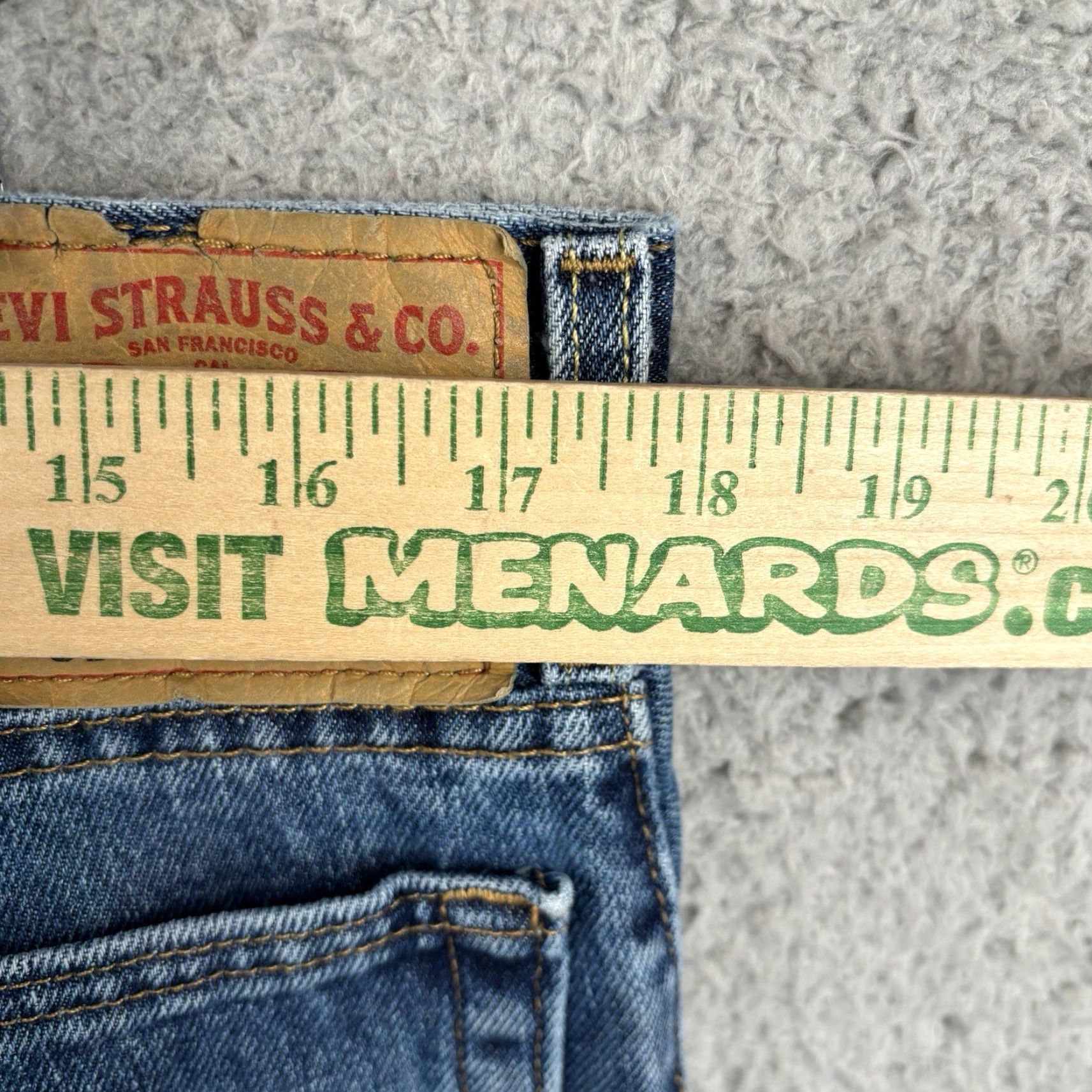 Levi's Levi's 517 Jeans Mens 34x36 Bootcut Denim Cowboy Cotton Blue Regular Inseam 36 Size US 34 / EU 50 - 6 Thumbnail