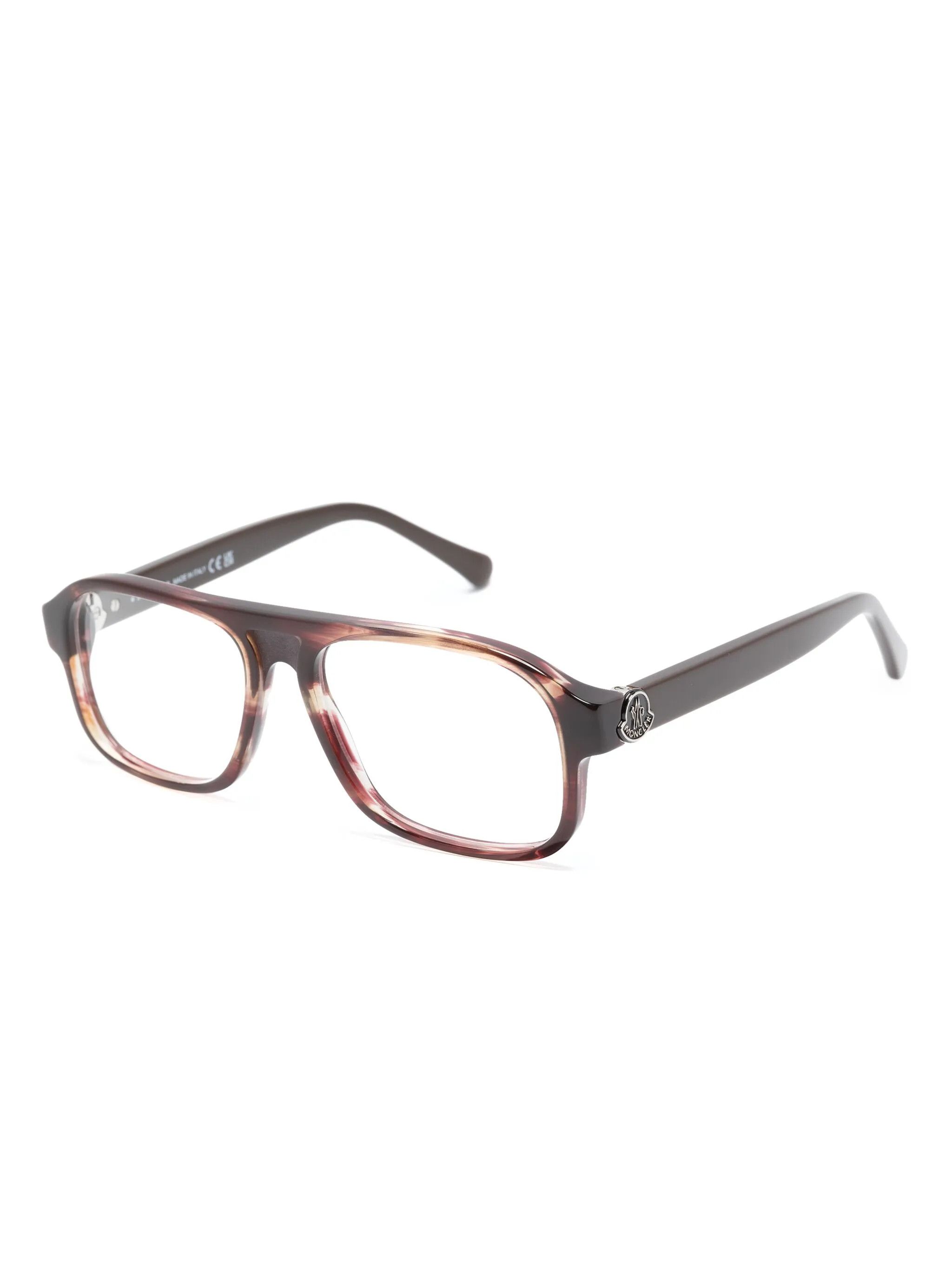 Moncler o1y0225 Size : OS / 54 mm Eyeglass Frame in Brown Size ONE SIZE - 2 Thumbnail