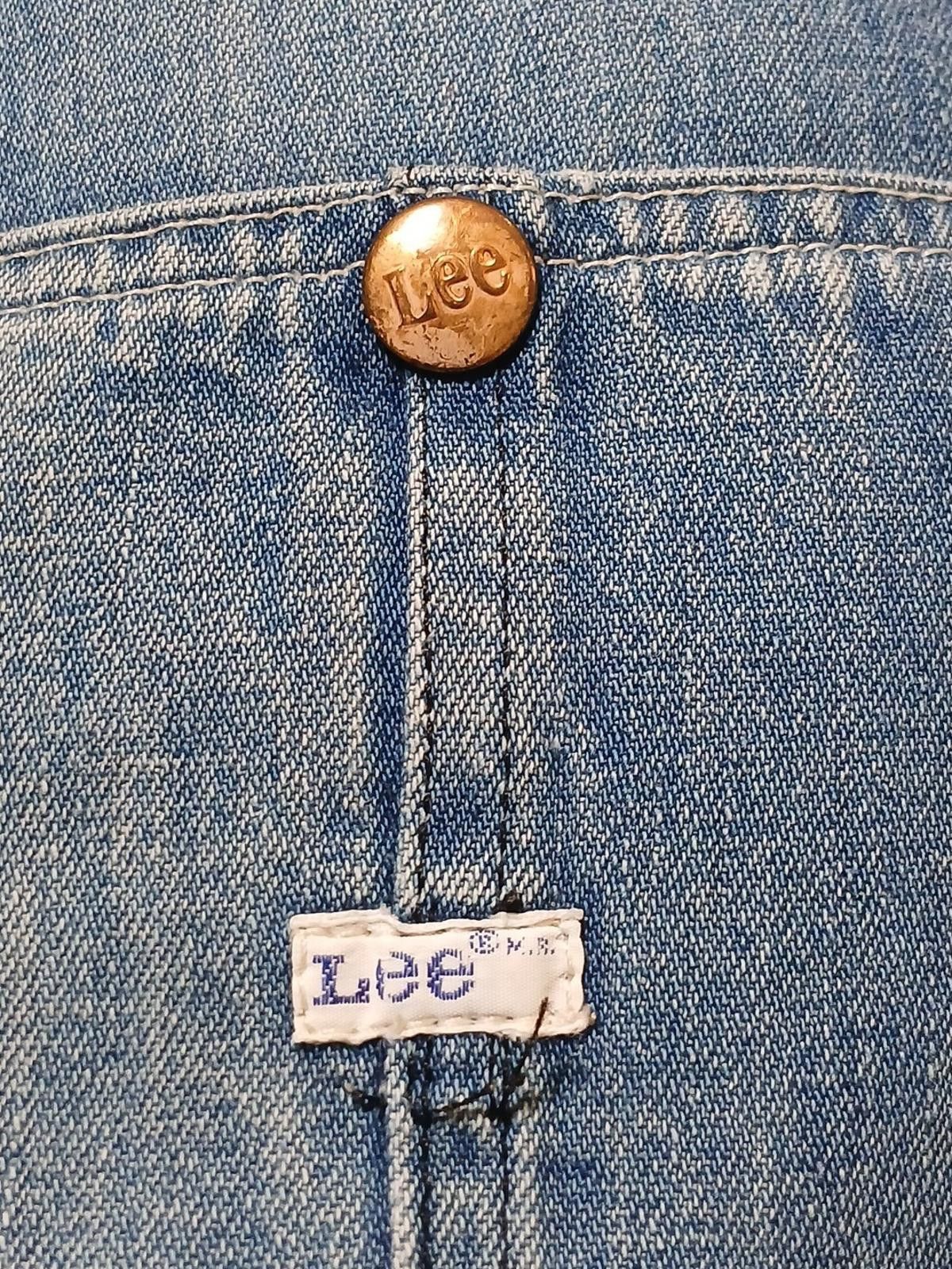 Lee 60s Lee Denim Chore Coat XL Blanket Lined Corduroy Collar Size US XL / EU 56 / 4 - 6 Thumbnail