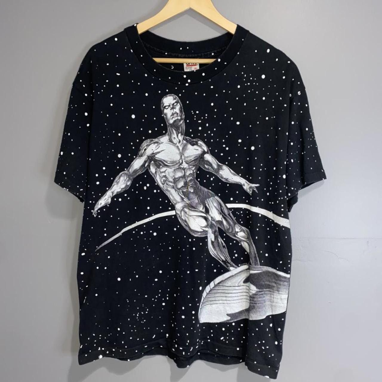 Vintage Silver Surfer Marvel Comics AOP all over print shirt Size US XL / EU 56 / 4 - 1 Thumbnail