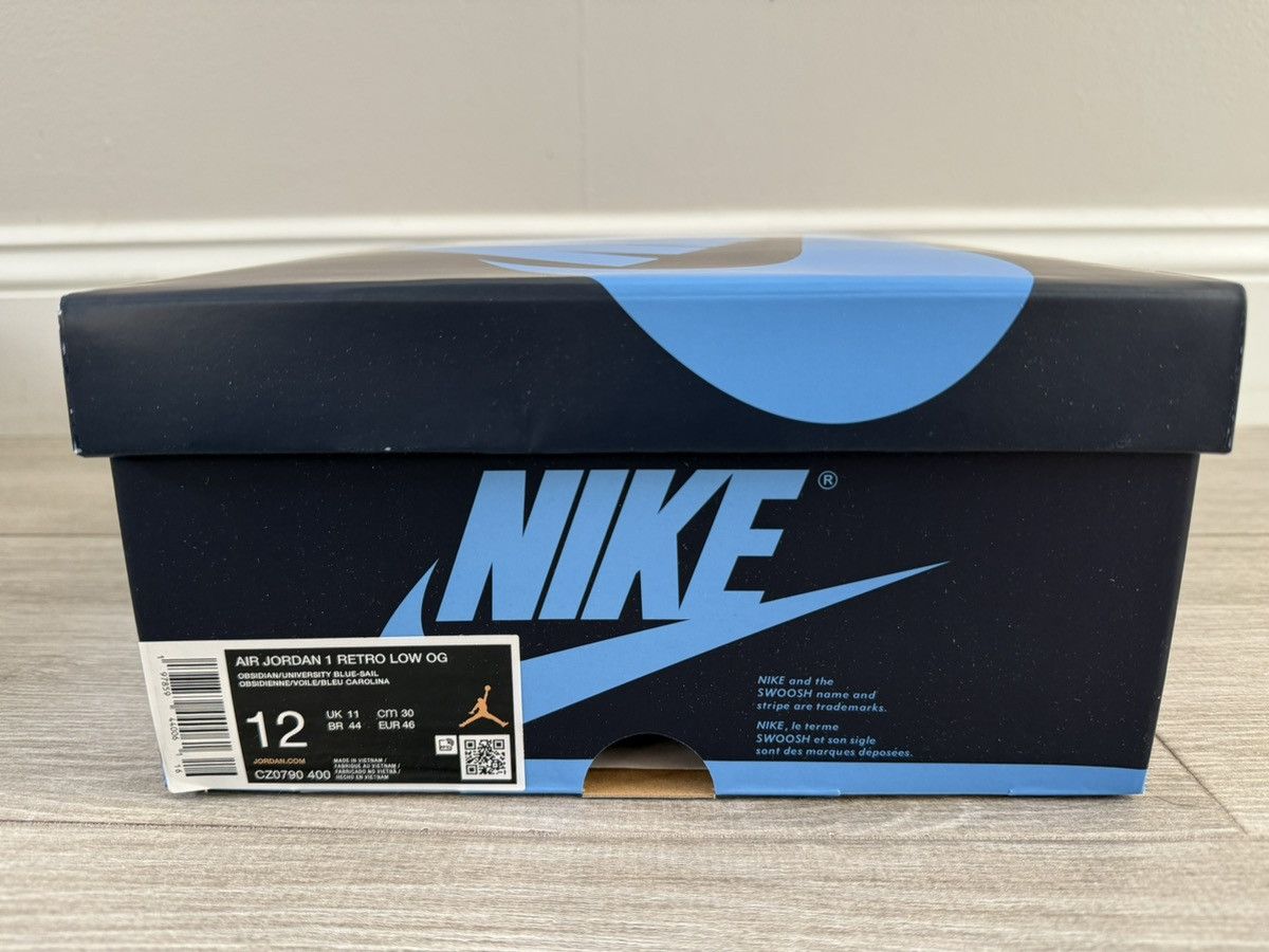 Jordan Brand Jordan 1 Retro Low OG Obsidian CZ0790-400 UNC Blue Sz 12 Size US 12 / EU 45 - 13 Thumbnail