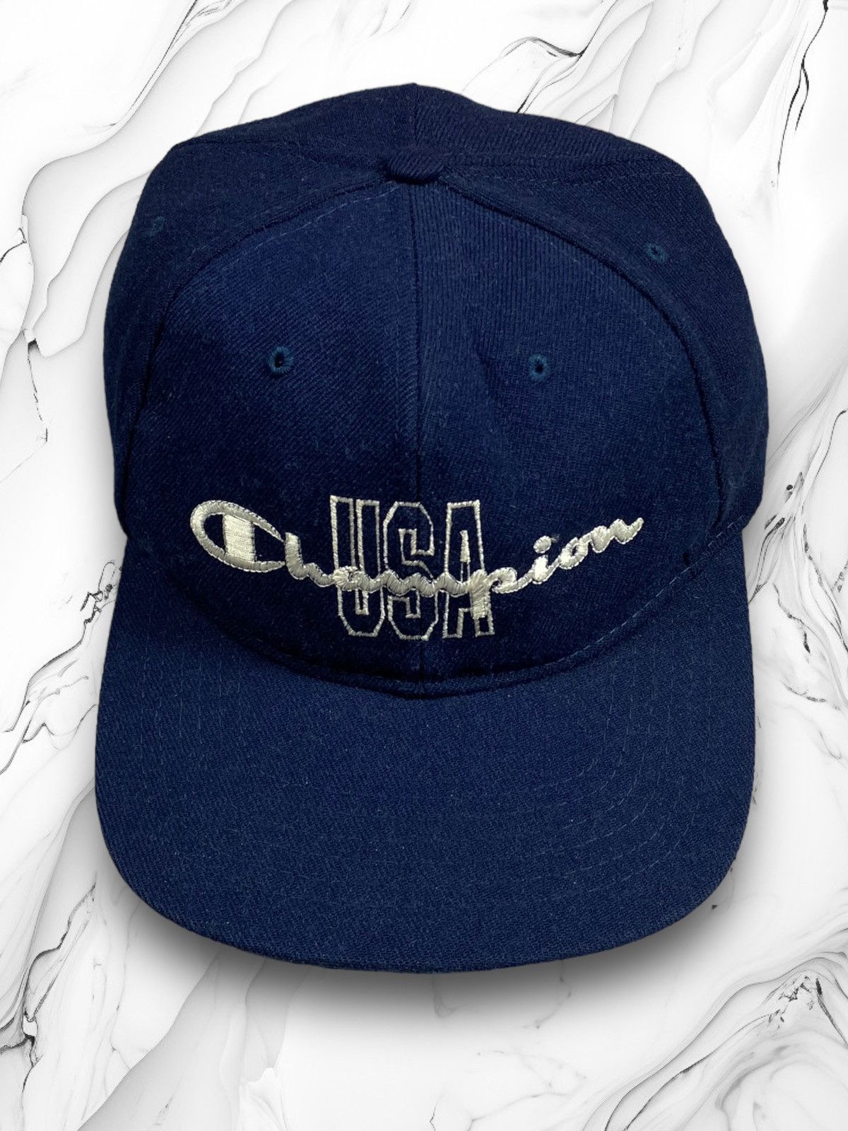 Champion × Vintage Rare Vintage Champion USA Wool Cap Size ONE SIZE - 1 Thumbnail