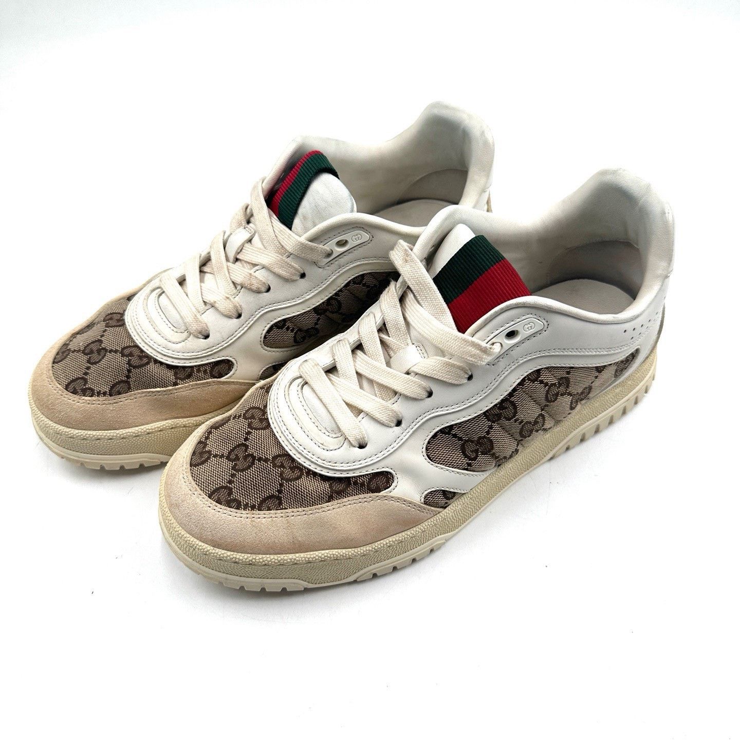 Gucci Gucci Re-Web GG Print Casual Sneakers Size US 8 / EU 41 - 1 Thumbnail