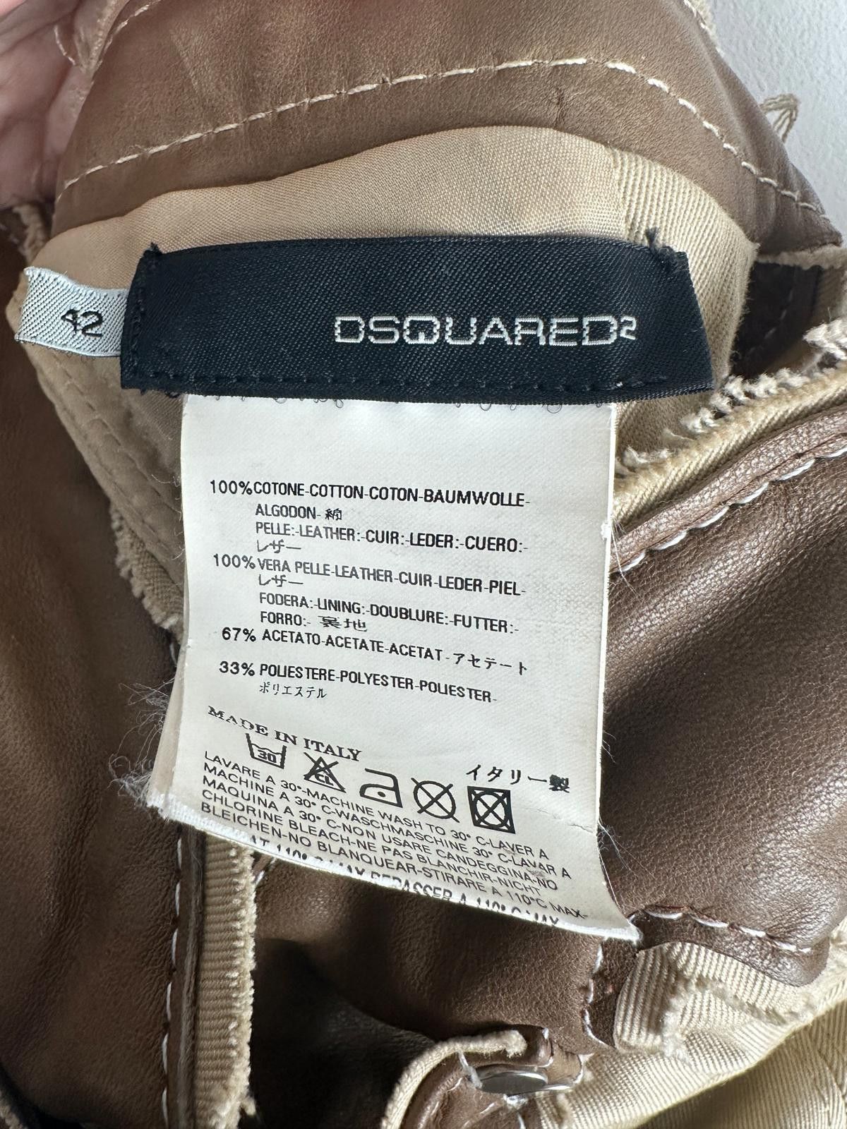 Dsquared2 DSquared² S/S 2006 Western Leather Detail Dress Size S / US 4 / IT 40 - 7 Thumbnail