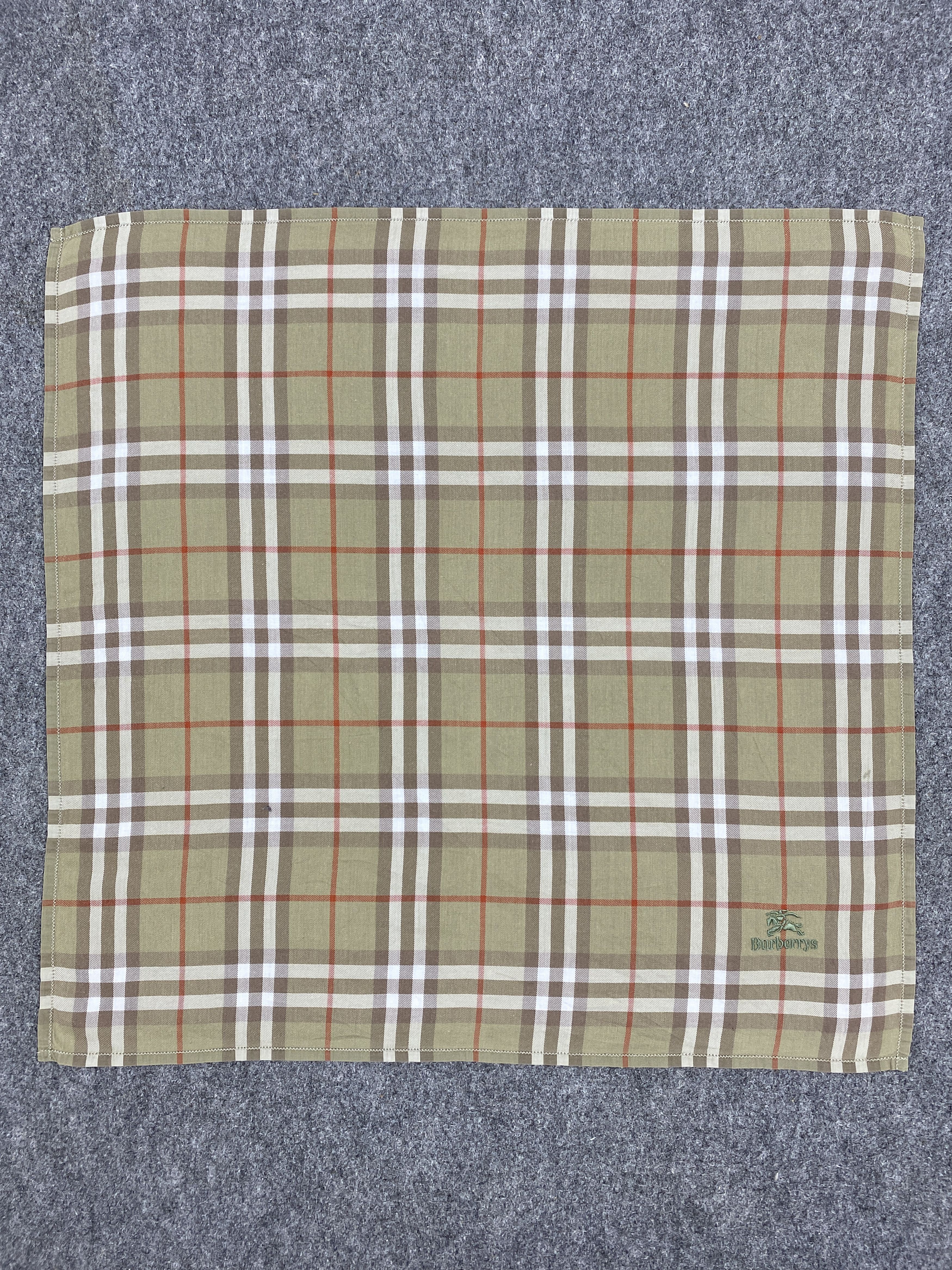 Burberry × Vintage Burberrys Handkerchief / Bandana / Neckerchief HKC0292 Size ONE SIZE - 4 Thumbnail