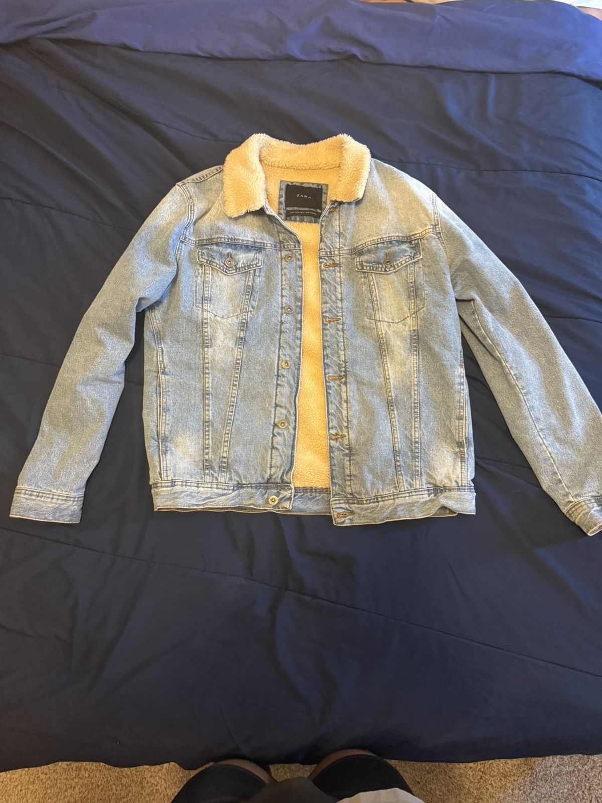 Zara Classic Denim Jacket Size US L / EU 52-54 / 3 - 1 Thumbnail