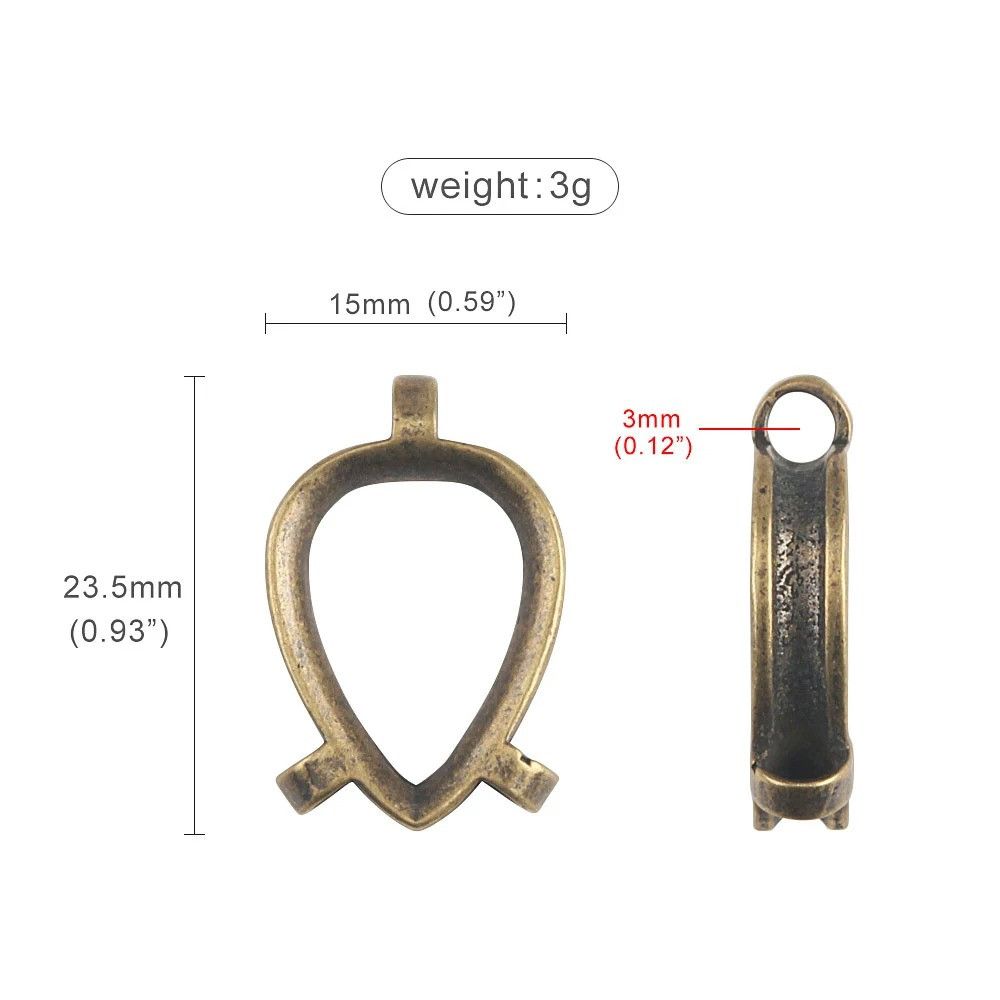 Handmade 2Pcs Ring Knife Beads Paracord Brass Bead Handmade Size ONE SIZE - 13 Thumbnail