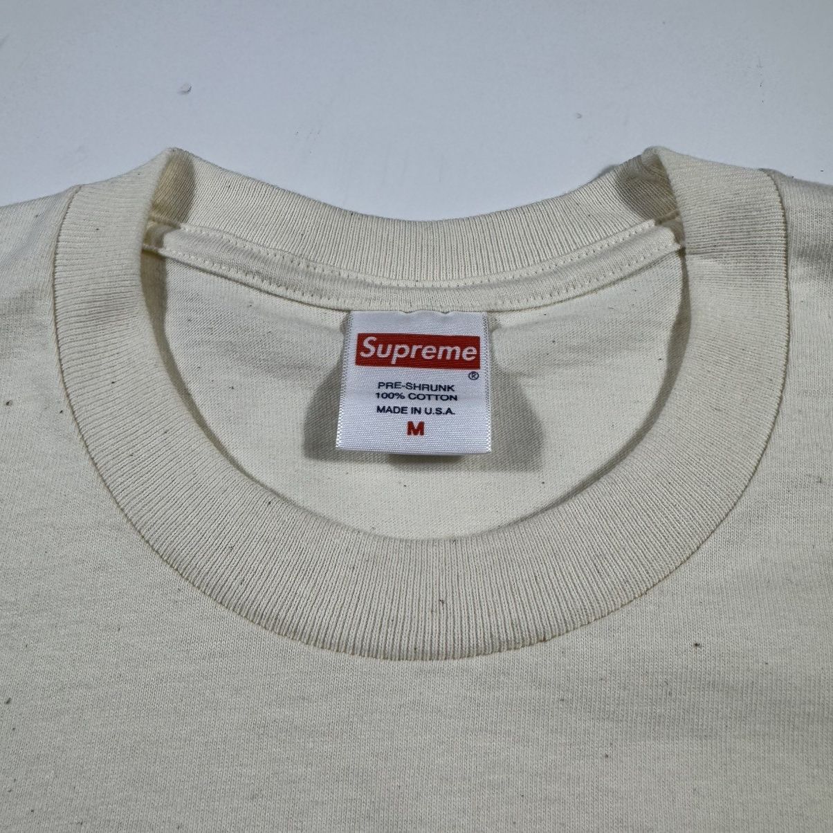 Supreme Supreme Cross Logo Box Tee ‘Natural’ Medium Size US M / EU 48-50 / 2 - 3 Thumbnail