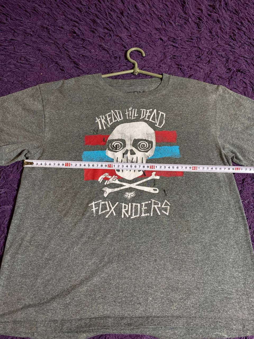 Fox Racing × Vintage Crazy vintage y2k fox racing skater grunge goth t-shirt Size US XL / EU 56 / 4 - 13 Thumbnail