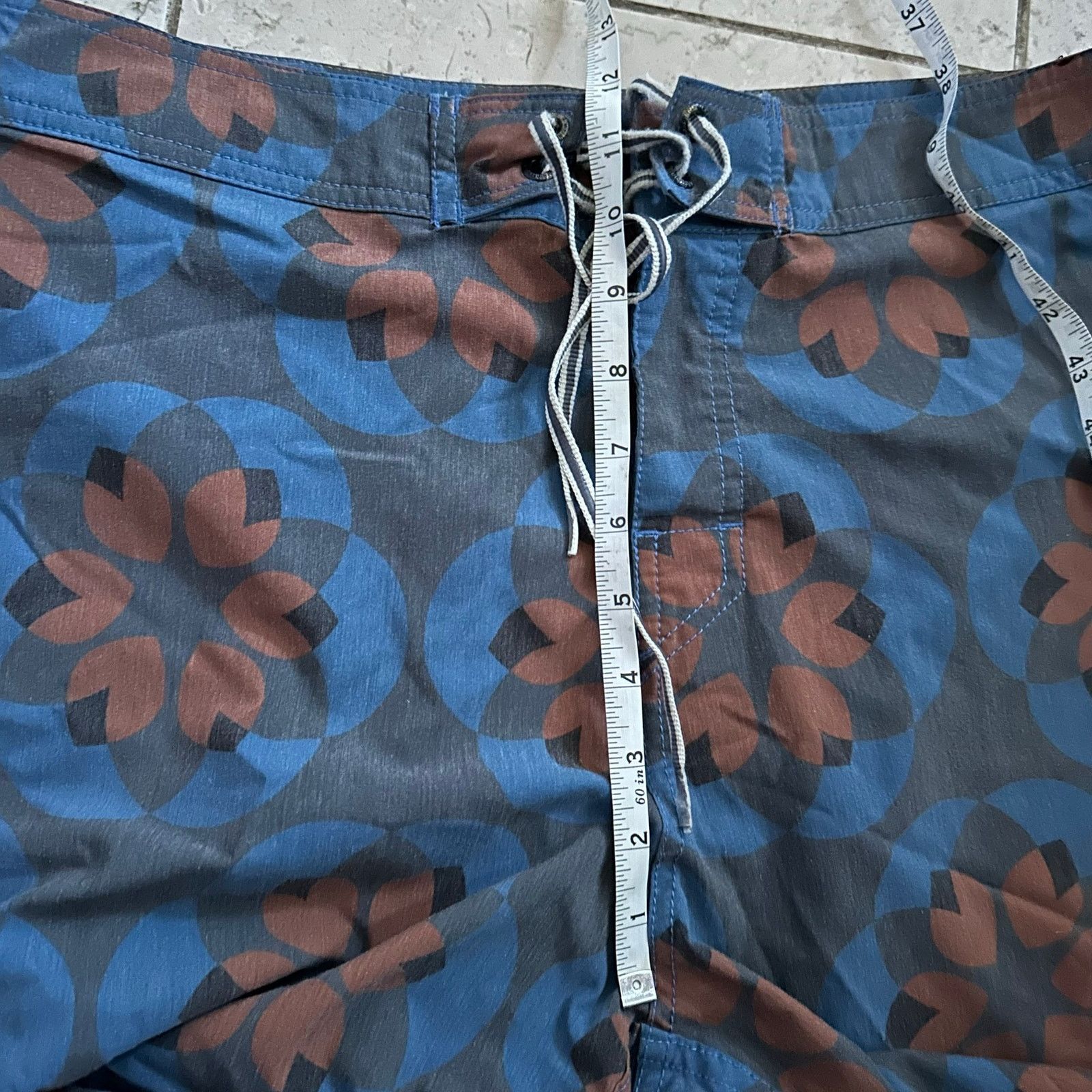 Other Captain Fin M Board Shorts Mens Blue Abstract Swim Trunks Size US 32 / EU 48 - 5 Thumbnail
