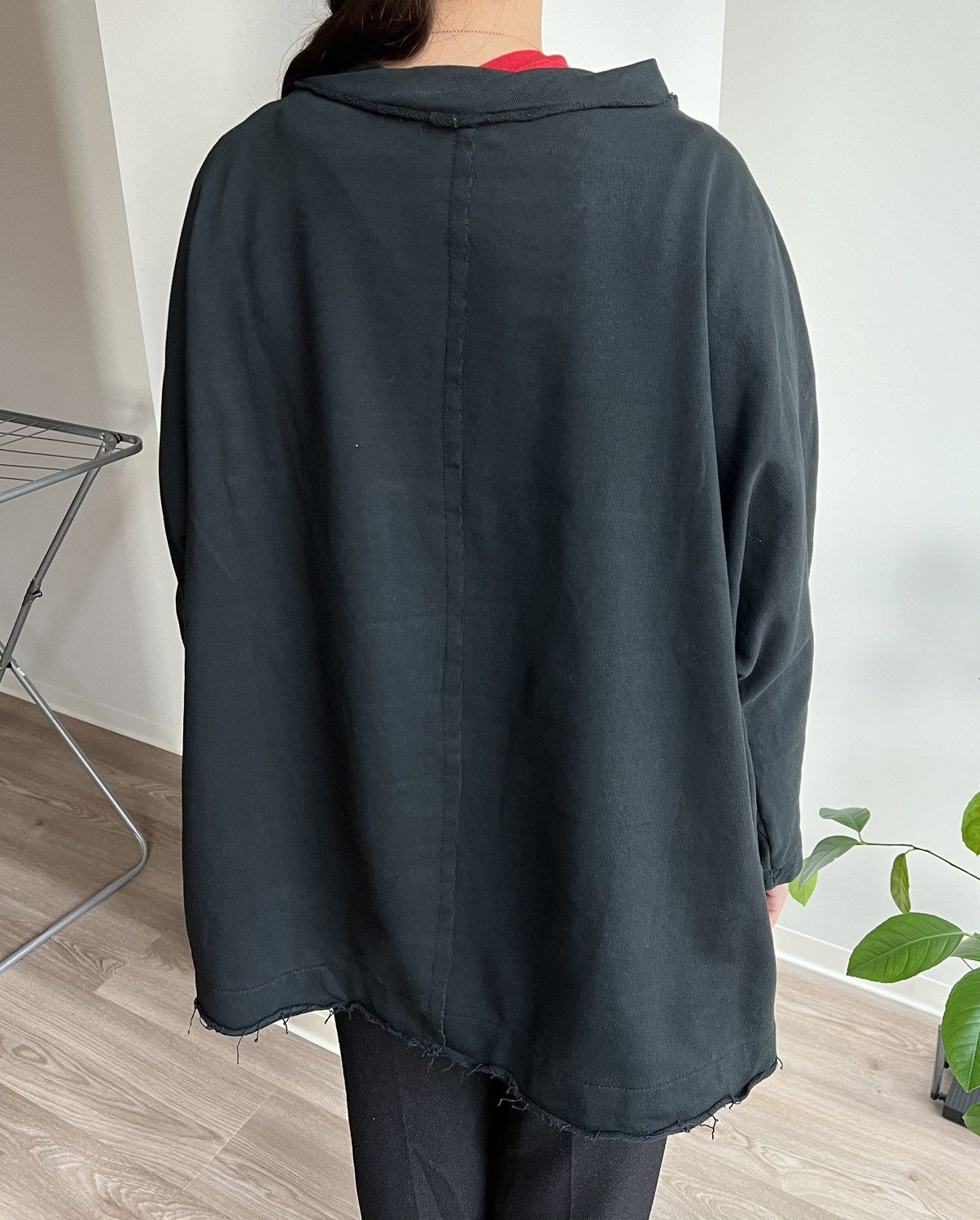 Vintage Nuovo Borgo Avant Garde Black Oversized Sweatshirt Size M / US 6-8 / IT 42-44 - 10 Thumbnail
