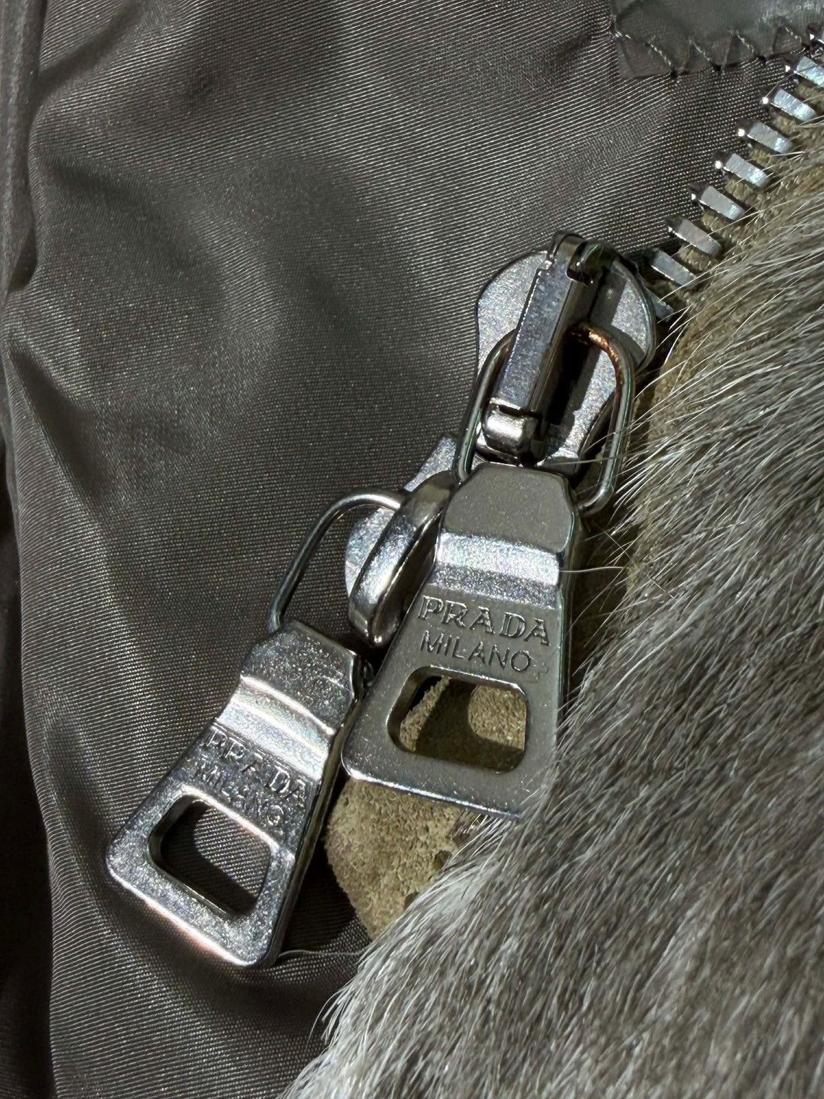 Prada Prada A/W2001 Inuit Dyed Goat Fur Zip Hoodie Size M / US 6-8 / IT 42-44 - 7 Thumbnail